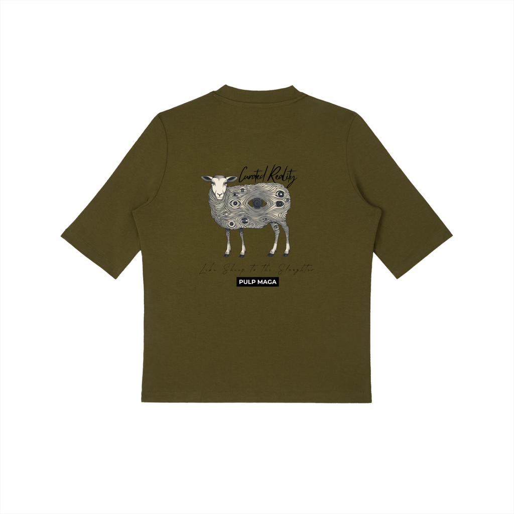 CURATED REALITY - Essential Mock Neck Tee