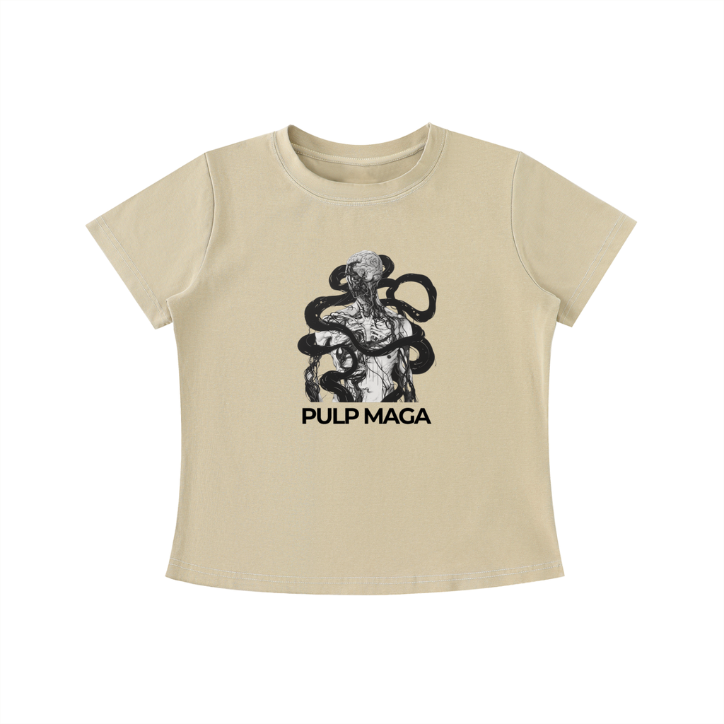 BODILY SOVEREIGNITY - Vintage Wash Slim Baby Tee