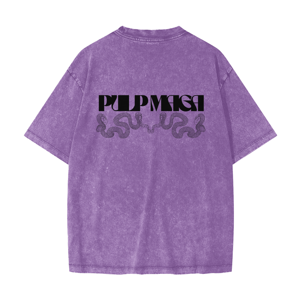 GEMINI SERPENT - Heavyweight Snow Washed T-Shirt