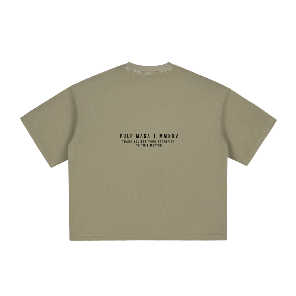 PARASITE | SOROS. KLAUS. BIDEN. OBAMA. - Vintage Washed Boxy T-Shirt