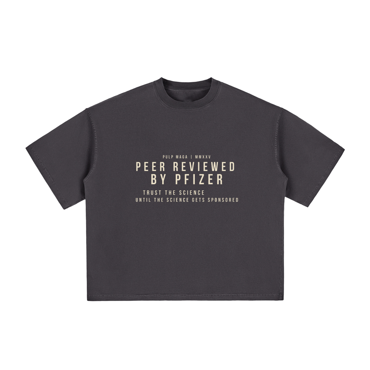 PEER REVIEWED BY PFIZER - Vintage Washed Boxy T-Shirt