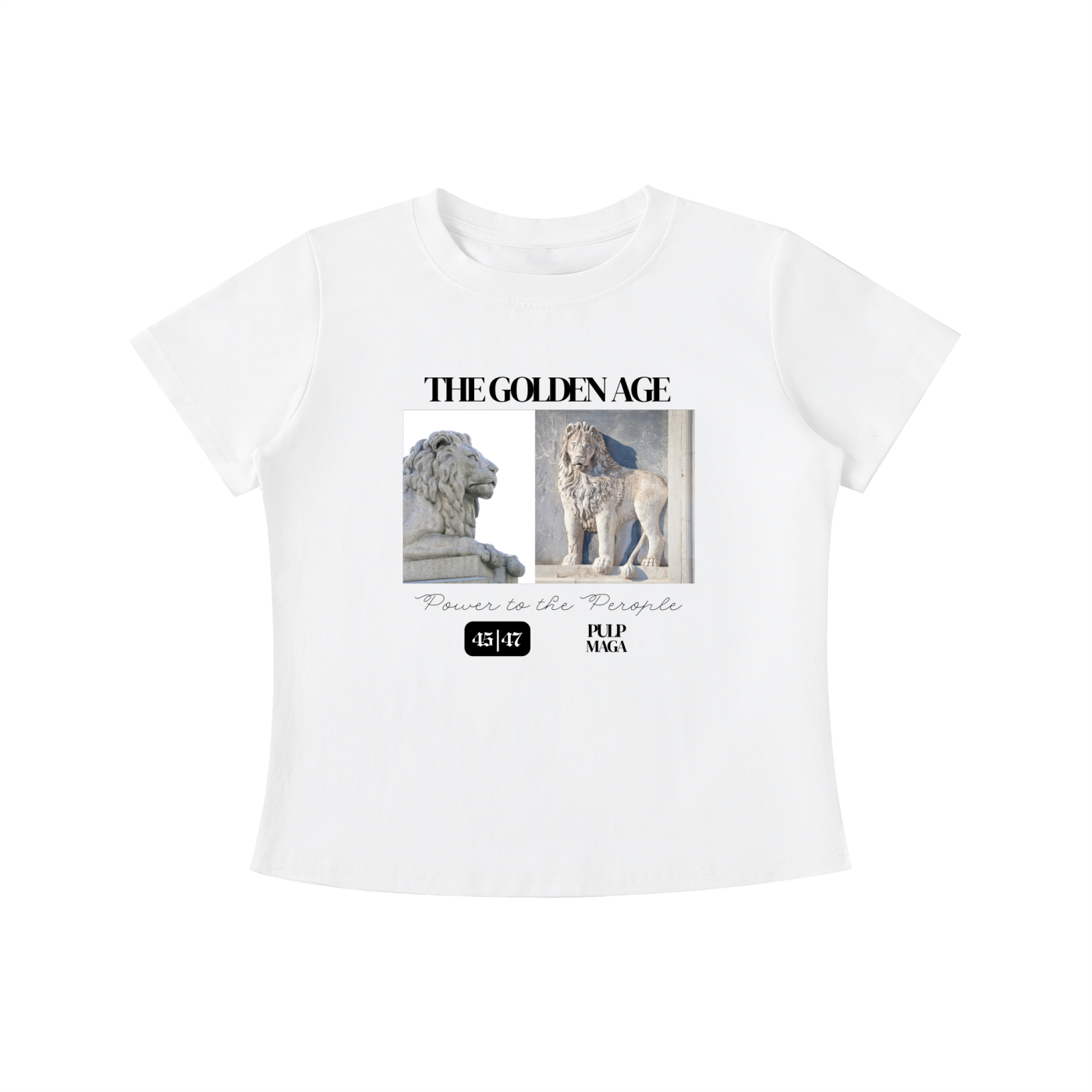 THE GOLDEN AGE - Vintage Wash Slim Baby Tee