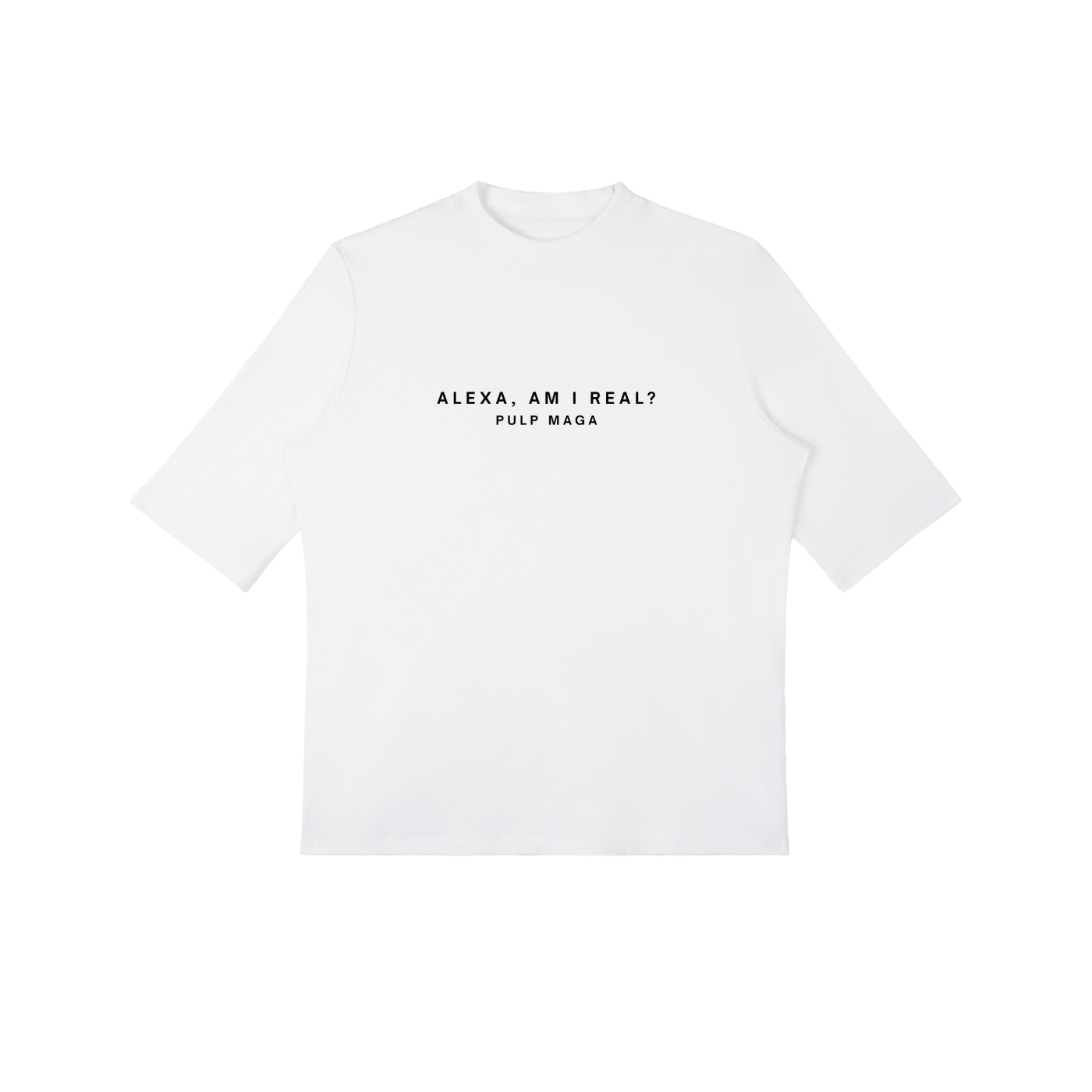 CURATED REALITY - Essential Mock Neck Tee