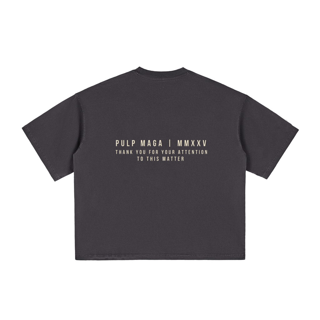 FUCK AROUND AND FIND OUT - Vintage Washed Boxy T-Shirt