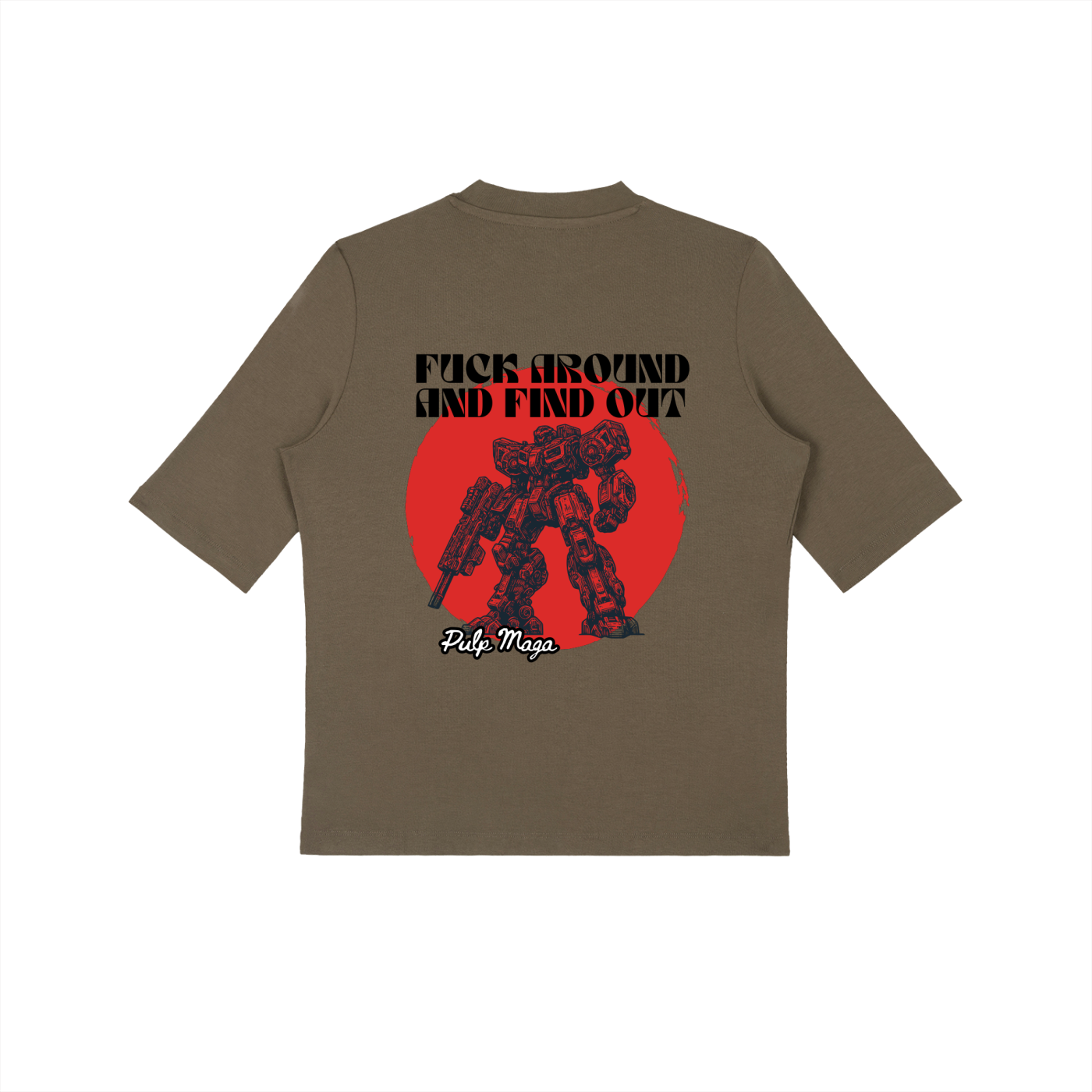 FAFO TRANSFORMER - Essential Mock Neck Tee