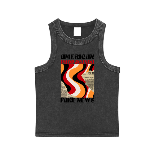 american propaganda retro graphic 90s cropped tank front