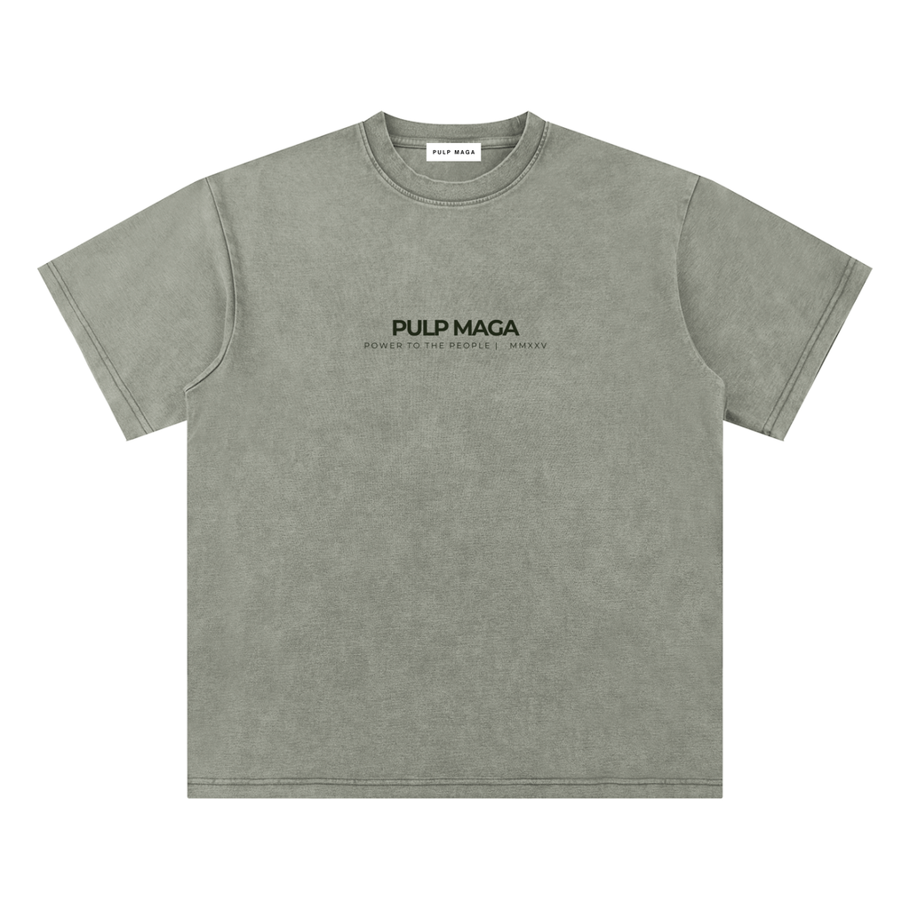RED PILL MINERAL INK - Bamboo Snow Washed T-Shirt