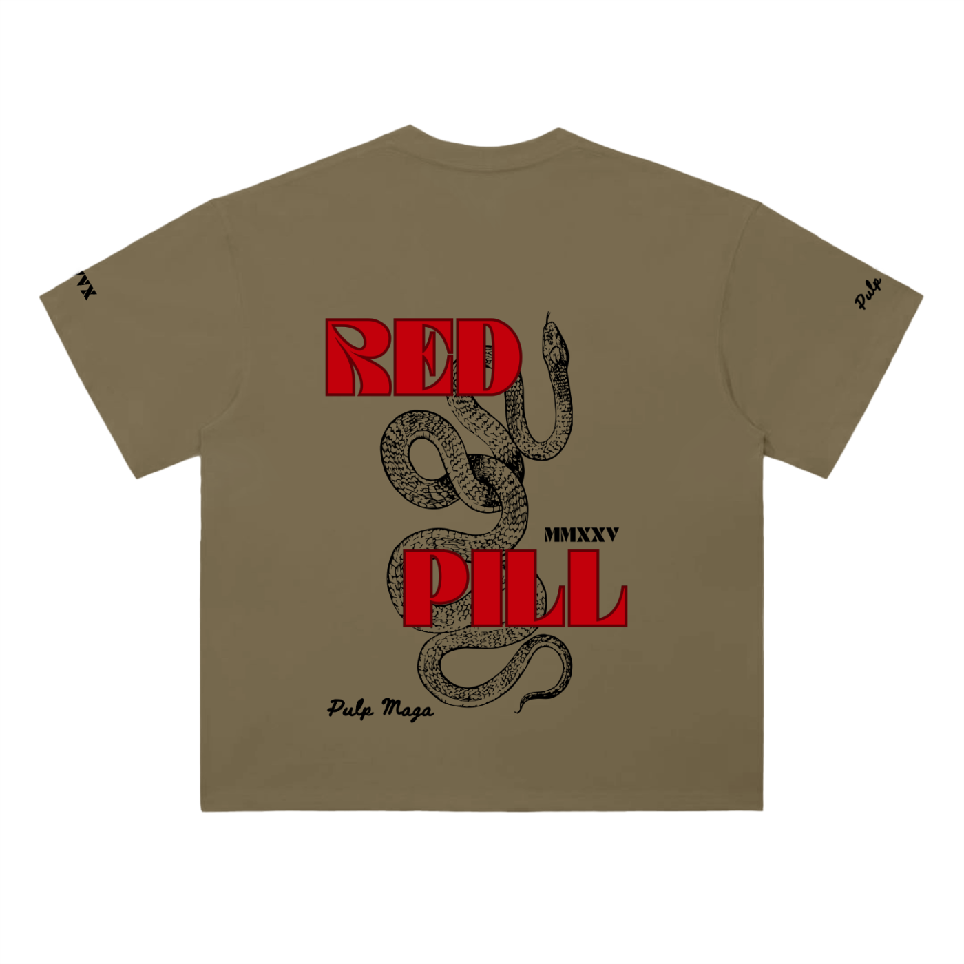 RED PILL - Heavyweight T-Shirt