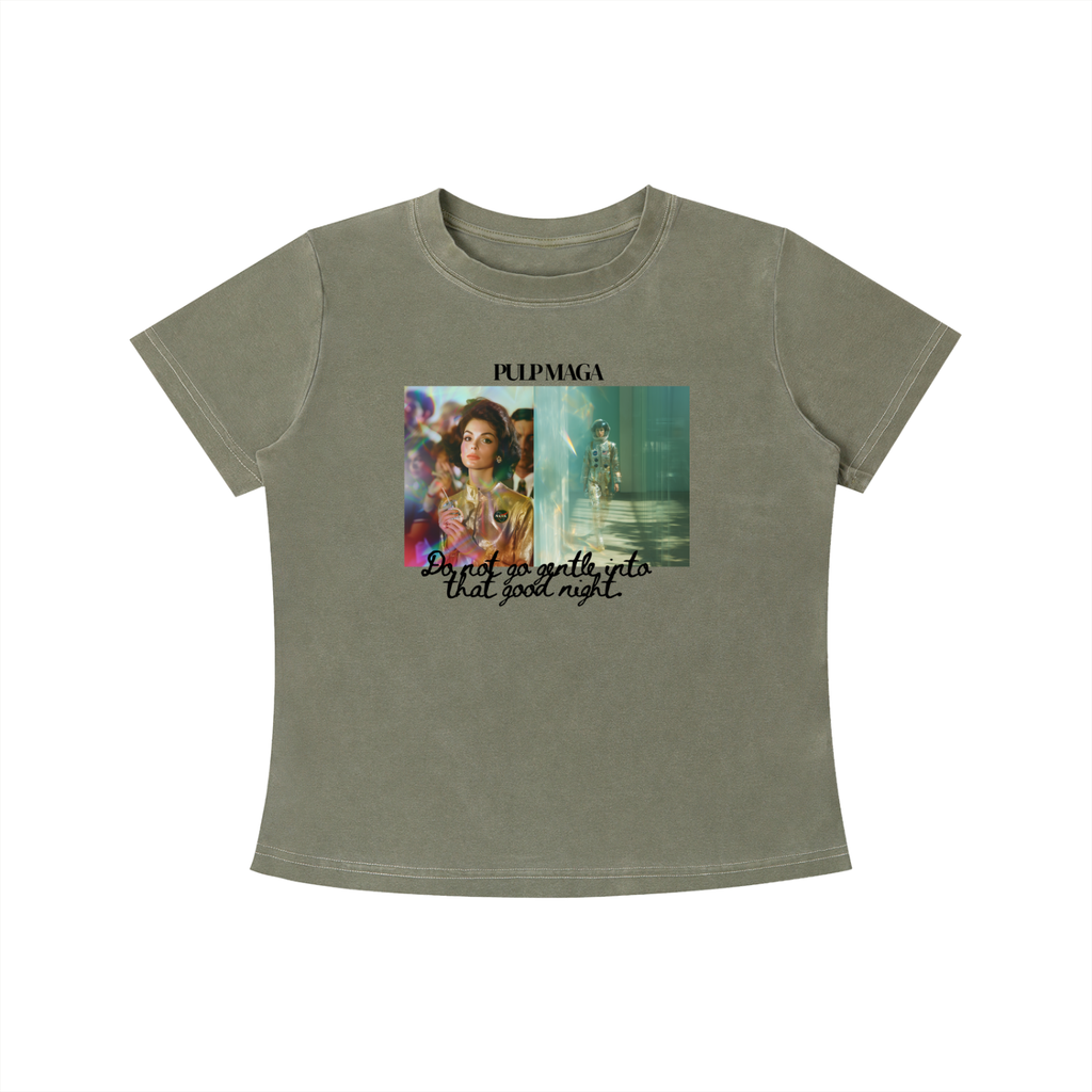 STARBORN AMERICAN GRAPHIC - Vintage Wash Slim Baby Tee