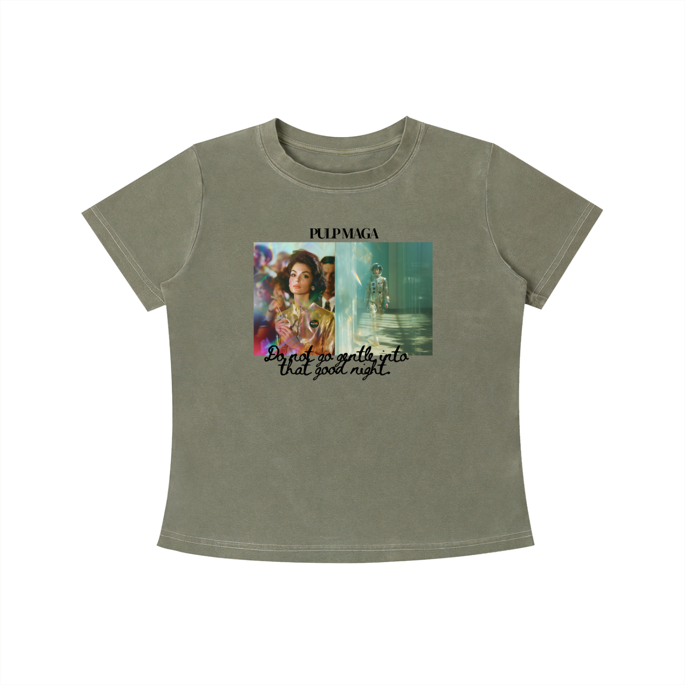 STARBORN AMERICAN GRAPHIC - Vintage Wash Slim Baby Tee