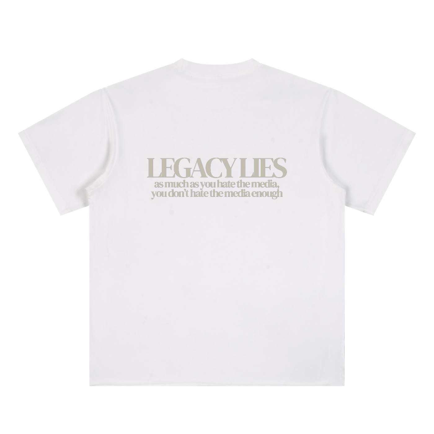 YOU DON'T HATE THE MEDIA ENOUGH - Essential Cotton T-Shirt