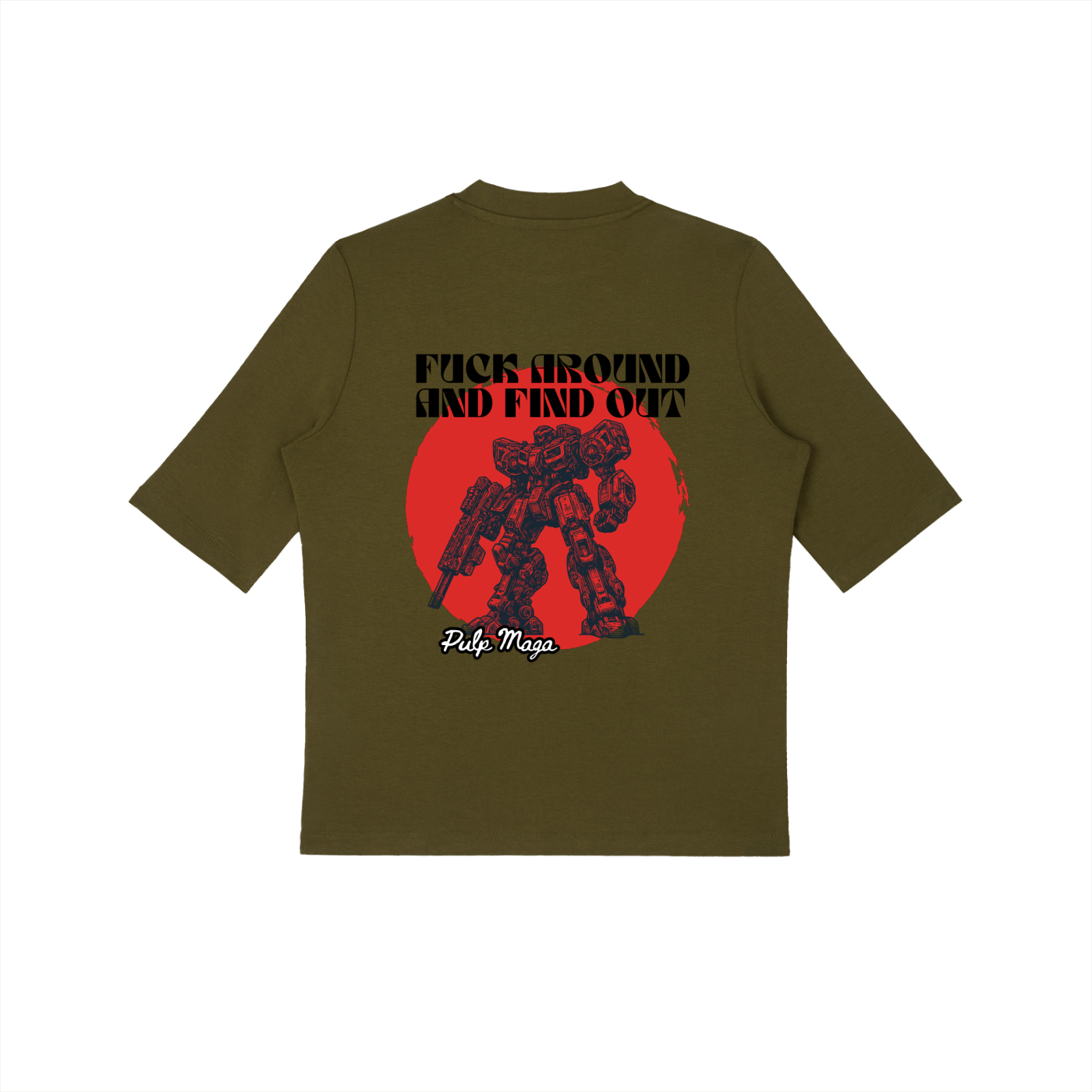 FAFO TRANSFORMER - Essential Mock Neck Tee