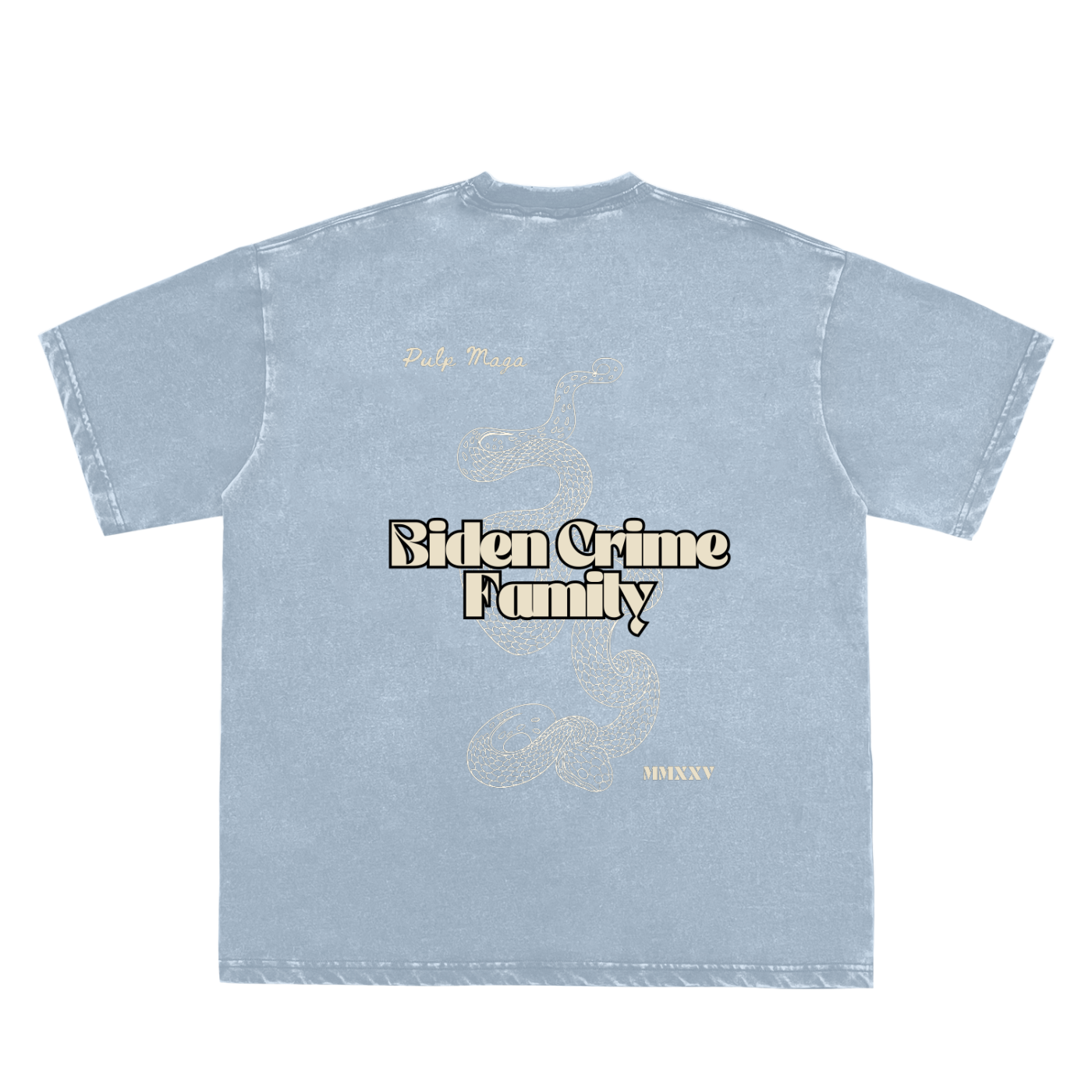 BIDEN CRIME FAMILY - VENOM EDITION - Snow Washed T-Shirt