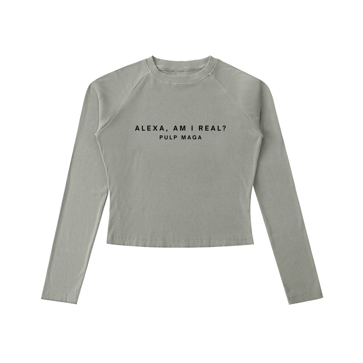 ALEXA, AM I REAL? - Long Sleeve Slim T-Shirt