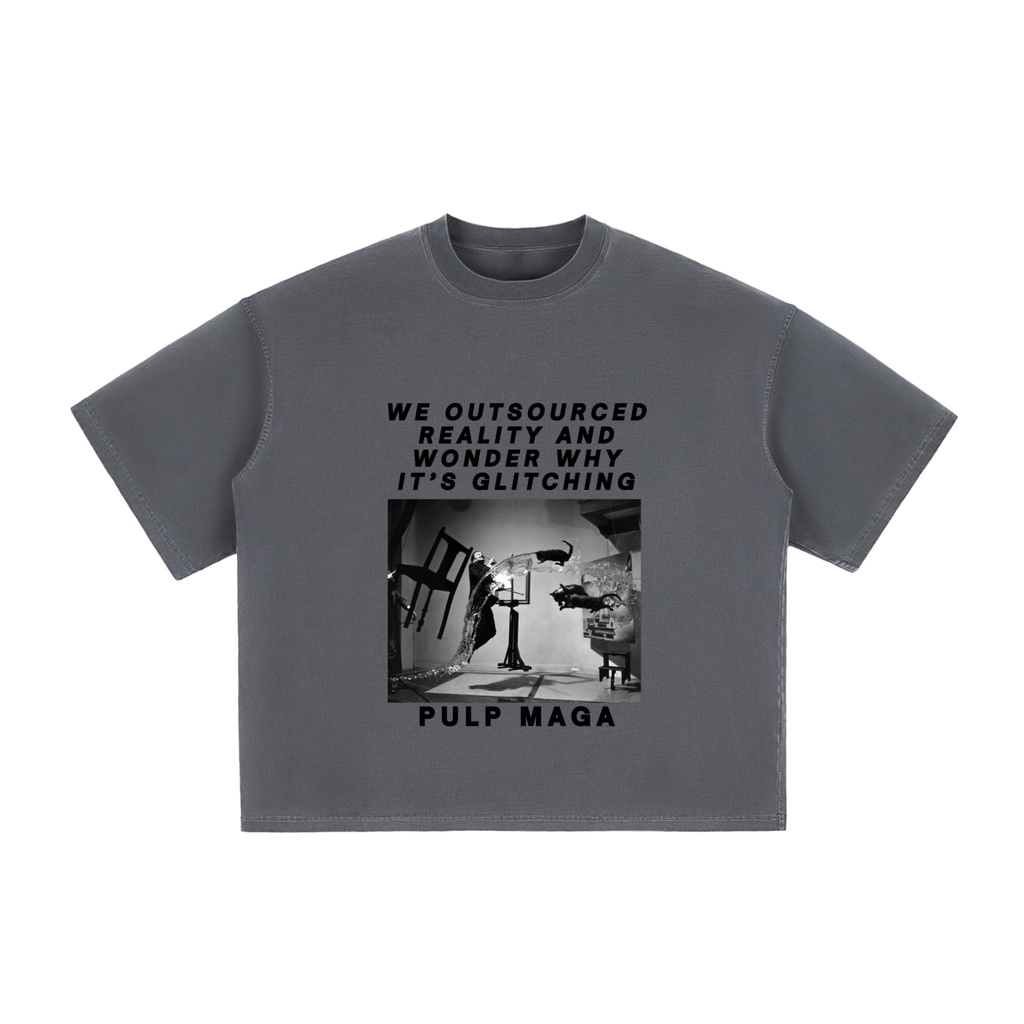 ERROR 404: REALITY NOT FOUND - Vintage Washed Boxy T-Shirt