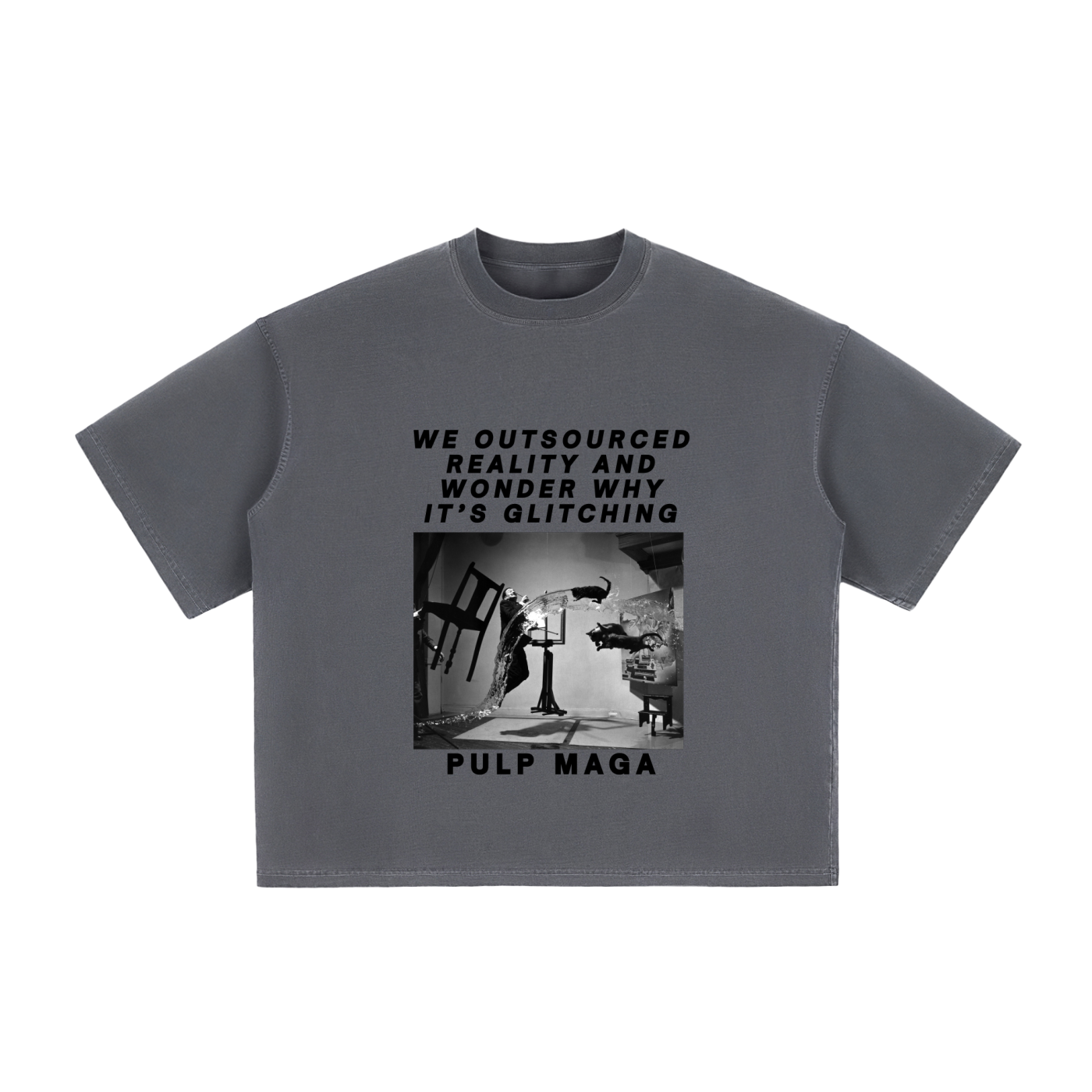 ERROR 404: REALITY NOT FOUND - Vintage Washed Boxy T-Shirt