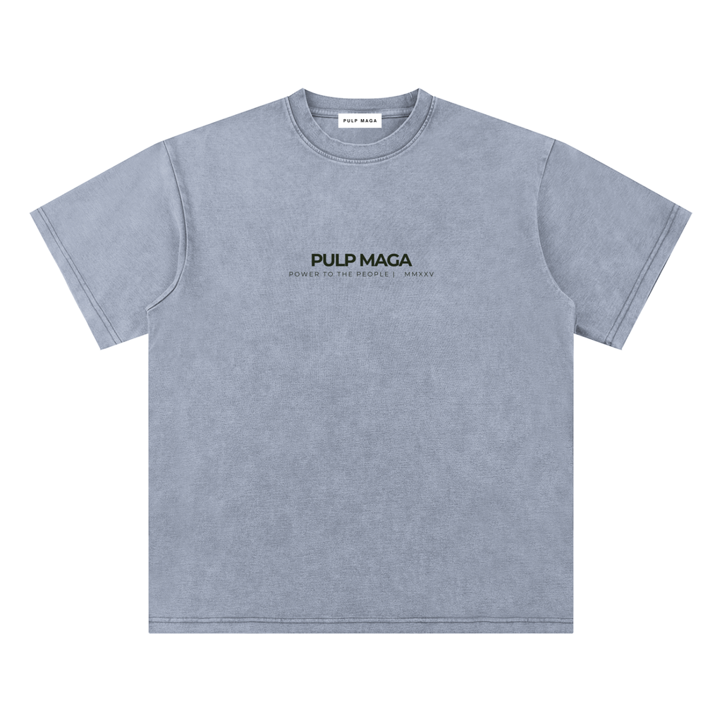 RED PILL MINERAL INK - Bamboo Snow Washed T-Shirt