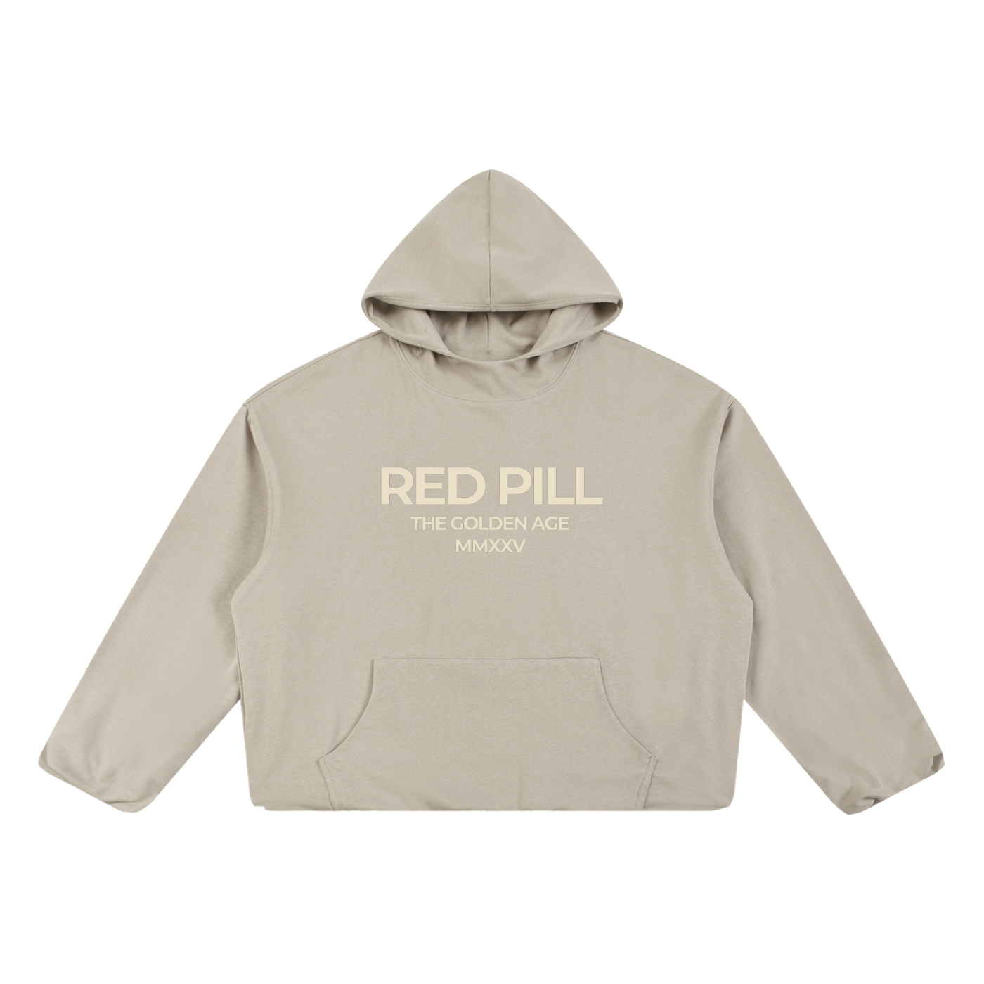 RED PILL - Unisex Boxy Gather-Hem Hoodie