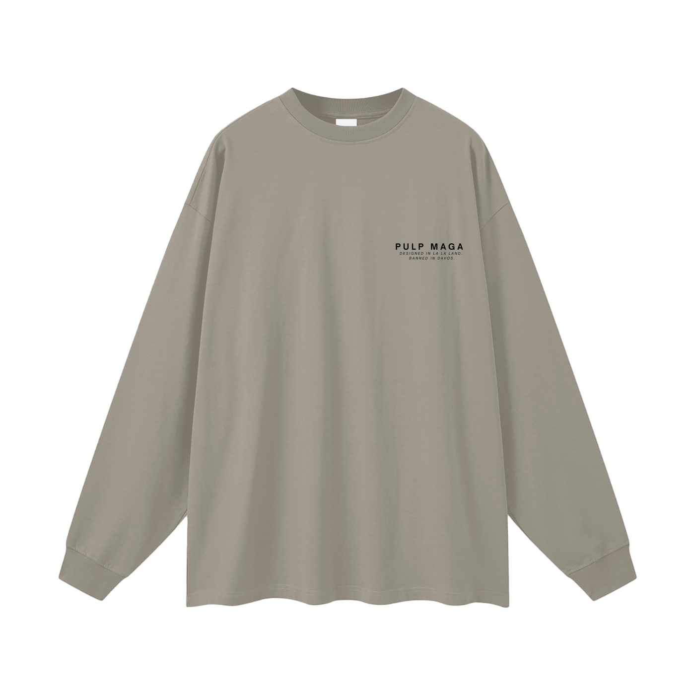 ANTI-GLOBALIST TECH-ANGEL - Oversized Streetwear Long Sleeve Tee