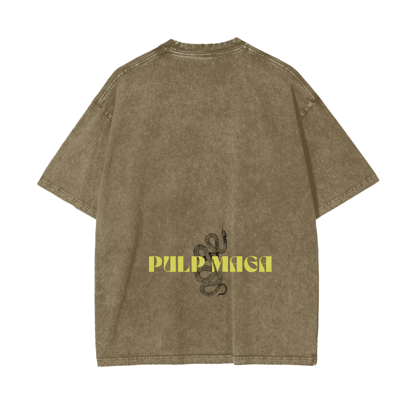 gray green washed maga shirt
