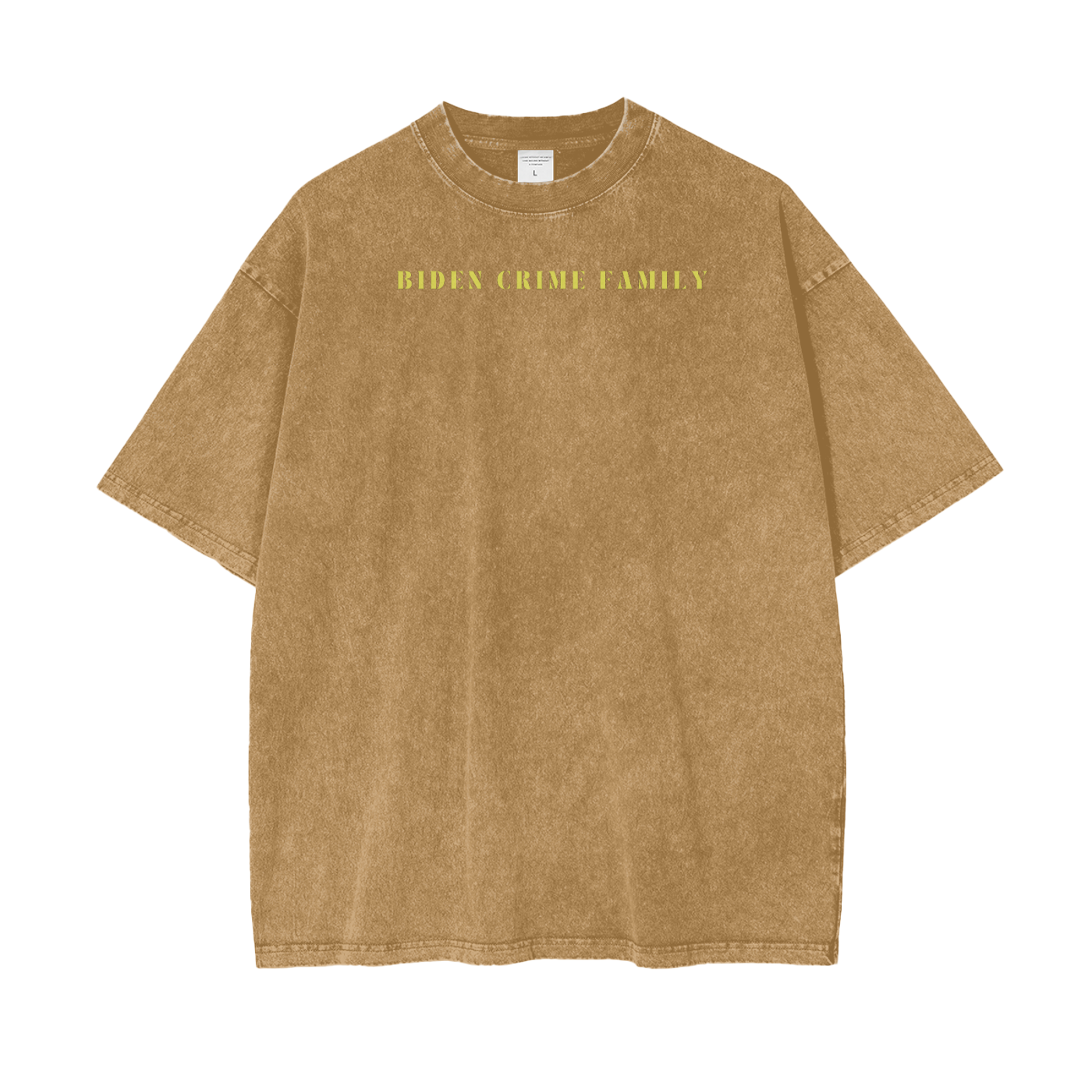 minimal biden crime family aesthetic tee