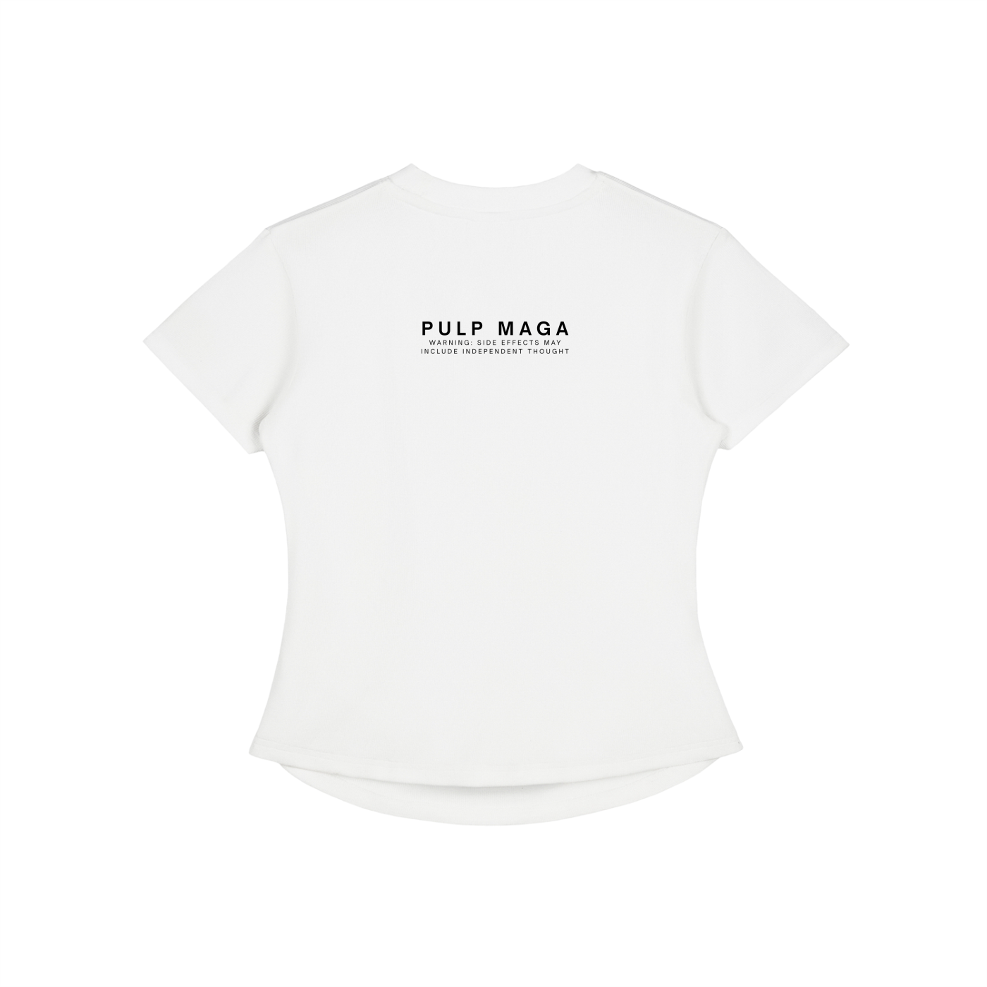 RED PILL - Vintage Ruched Bodycon Cotton Tee