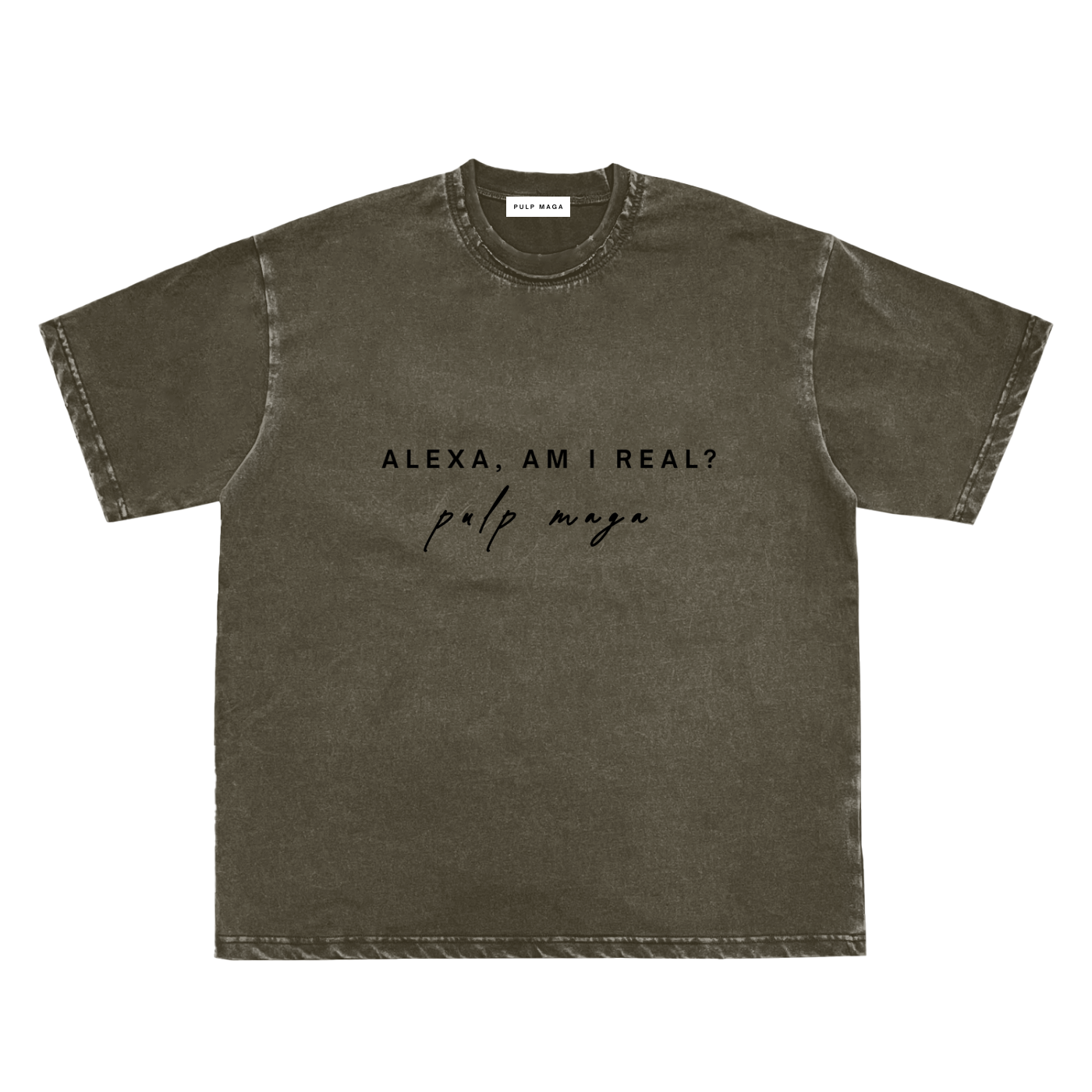 ALEXA, AM I REAL? - Snow Washed T-Shirt