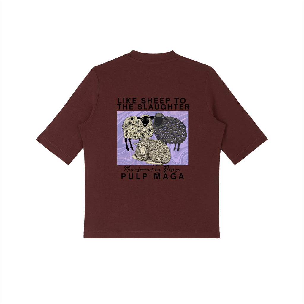 HERD MENTALITY - Essential Mock Neck Tee