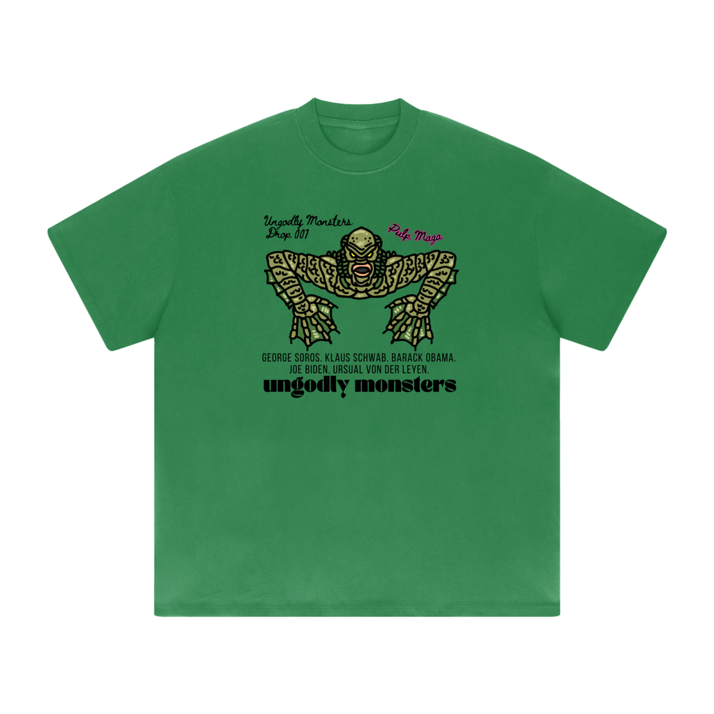PARASITE | SOROS. KLAUS. BIDEN. OBAMA - Heavyweight Drop Shoulder T-Shirt