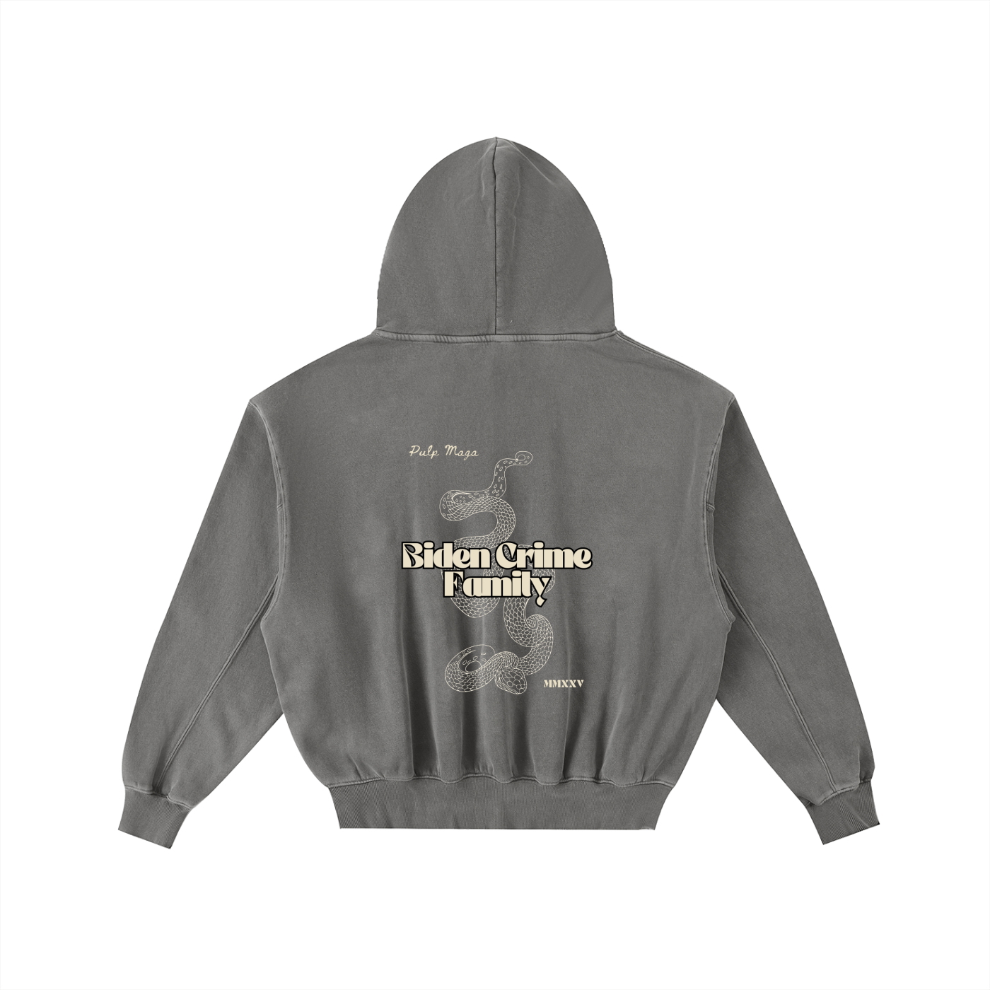 BIDEN CRIME FAMILY - Unisex Enzyme Oversized Hoodie