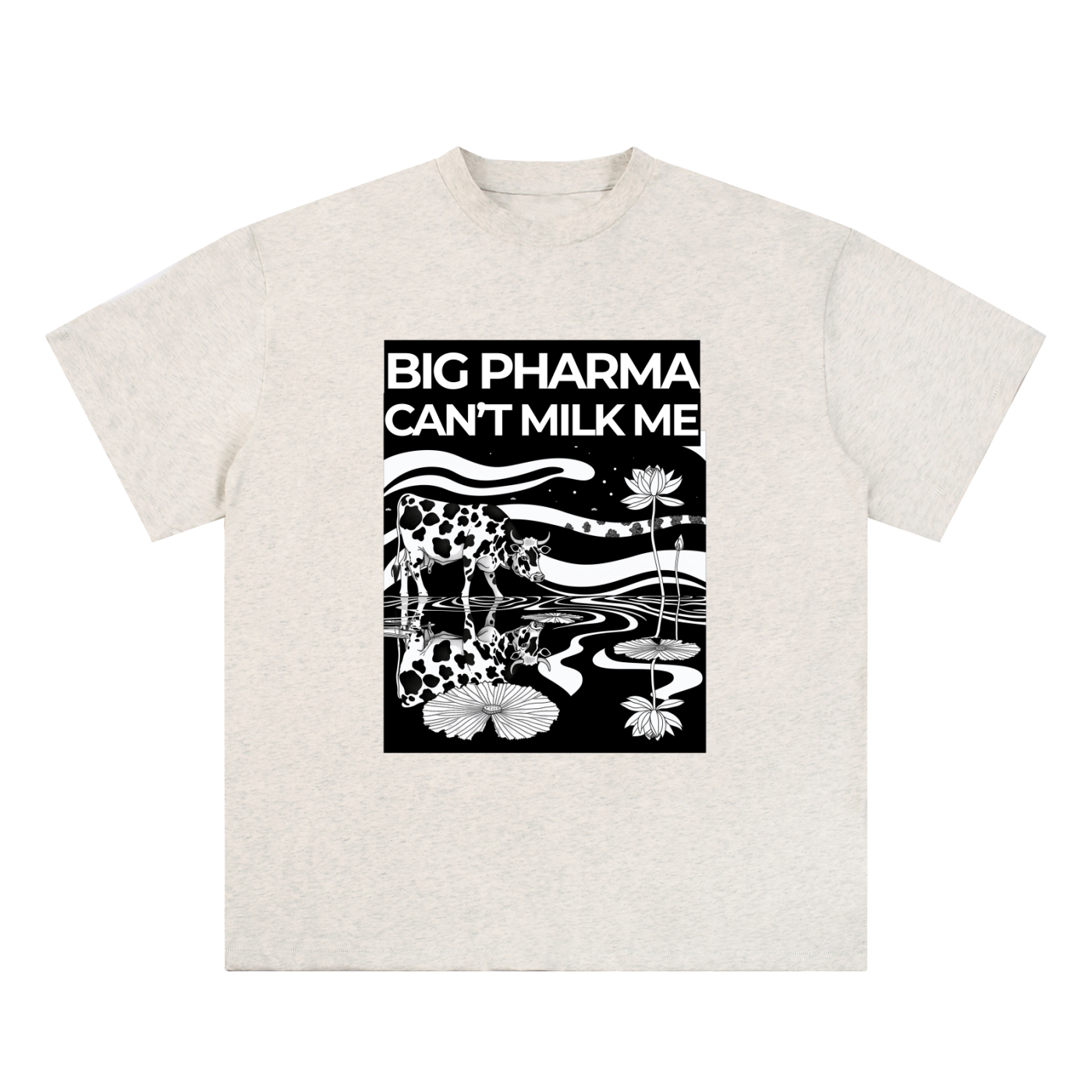BIG PHARMA CAN'T MILK ME - Essential Cotton T-Shirt