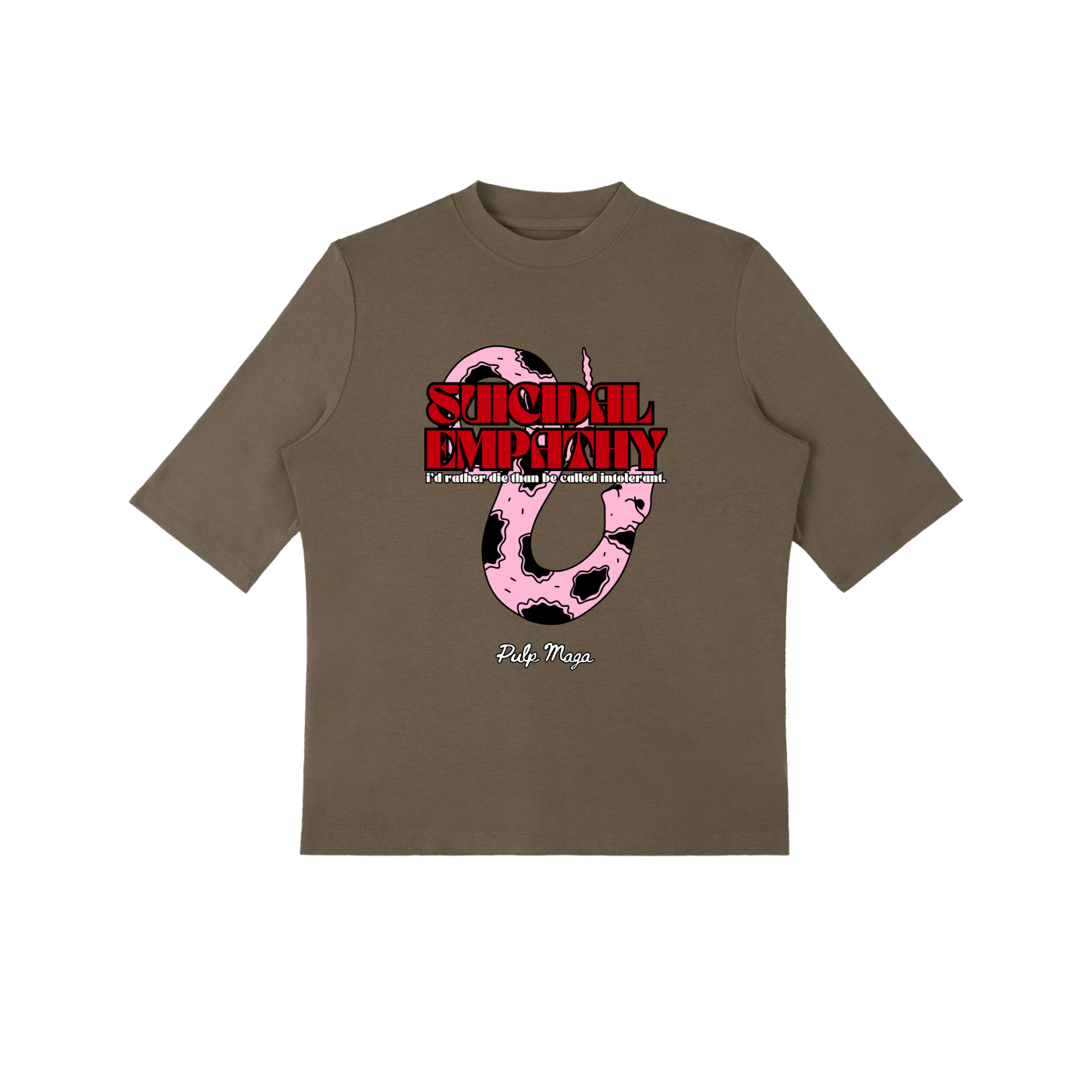 SUICIDAL EMPATHY - Essential Mock Neck Tee