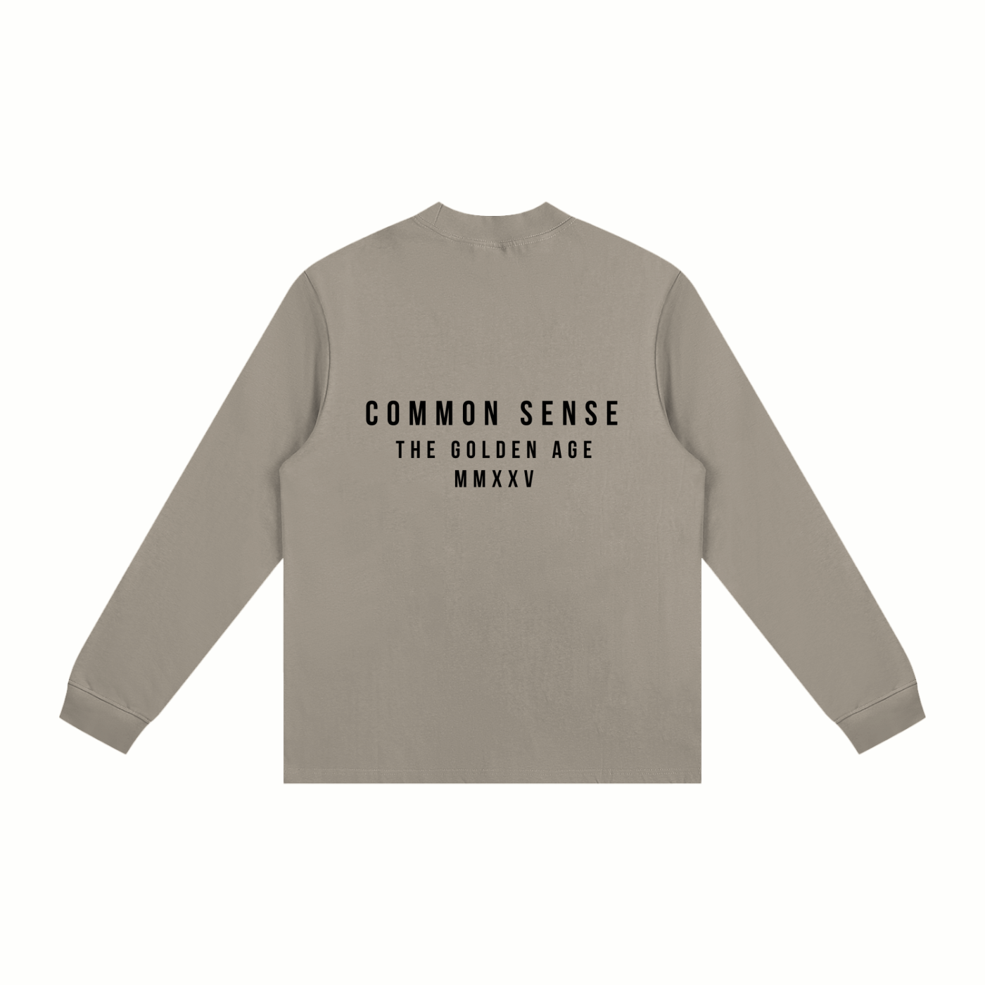 COMMON SENSE - Non-Shrink Mock Neck Long Sleeve