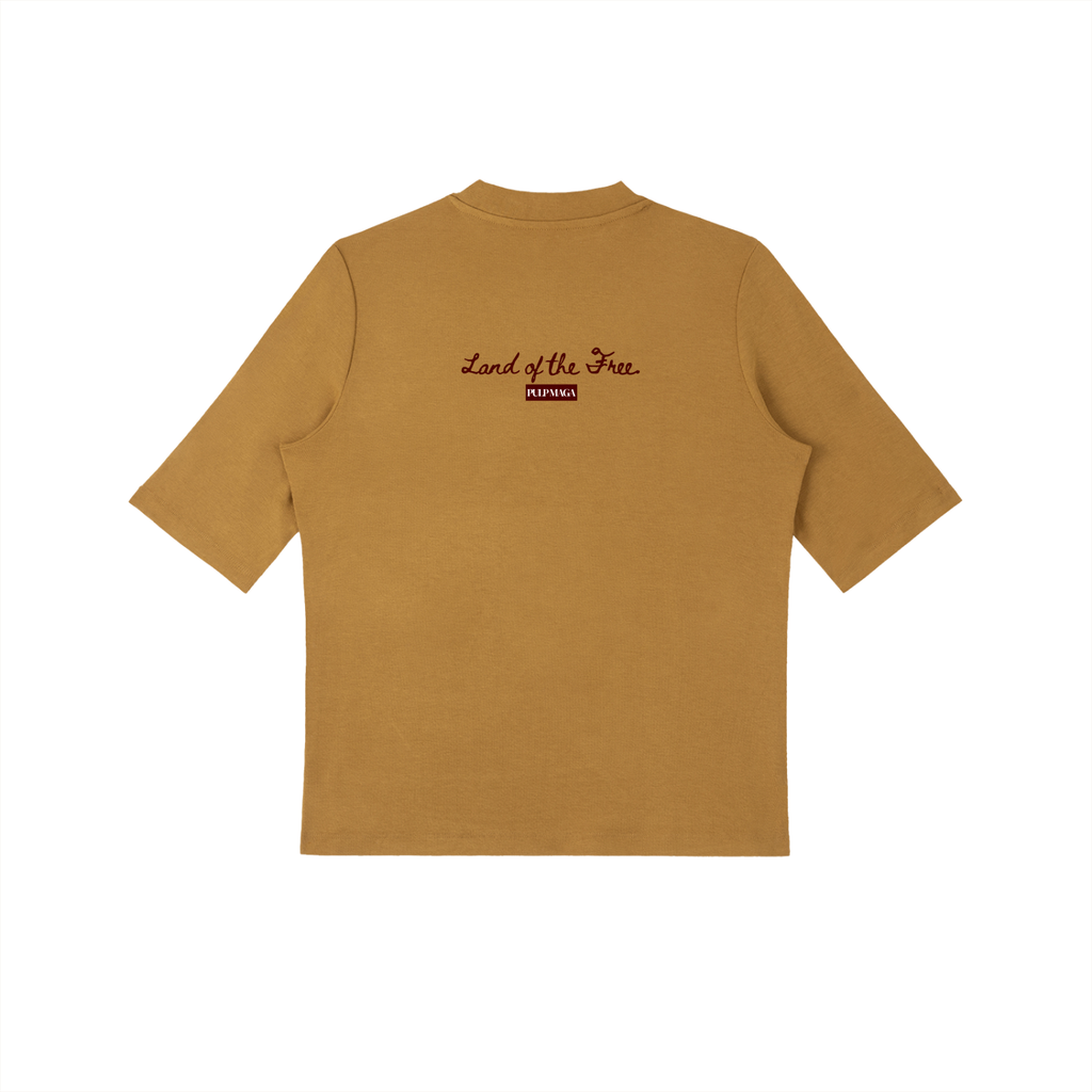 GOD BLESS AMERICA - Essential Mock Neck Tee