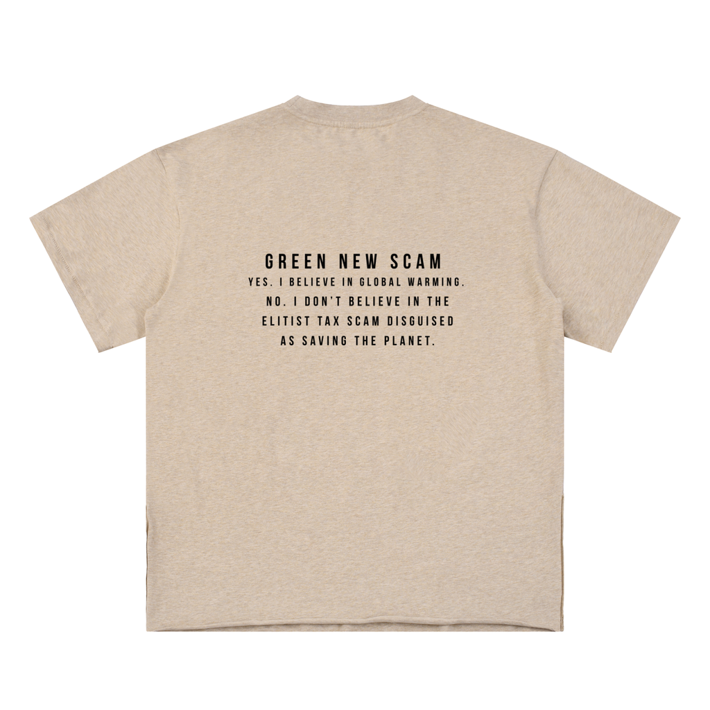 GREEEN NEW SCAM - Essential Cotton T-Shirt