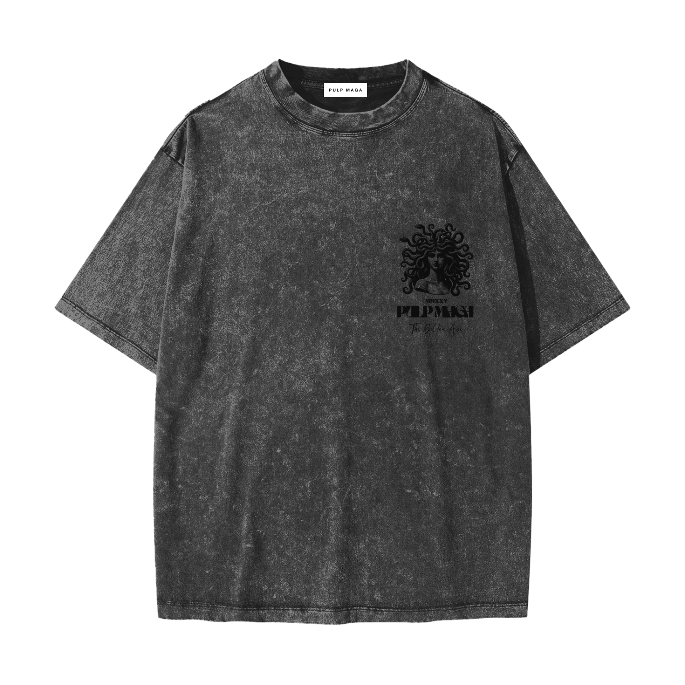 GEMINI SERPENT - Heavyweight Snow Washed T-Shirt