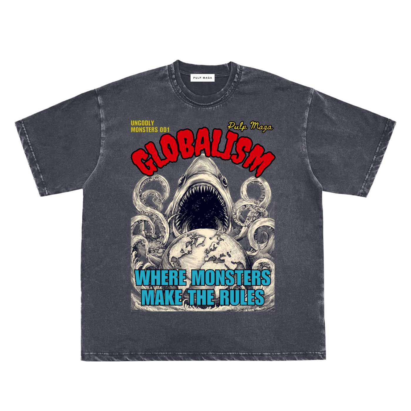 GLOBALISM - Snow Washed T-Shirt