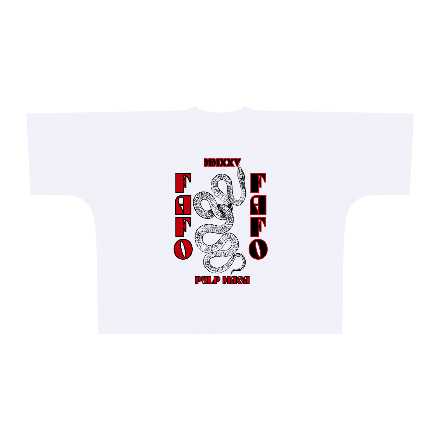 FAFO MMXXV - Oversized One-Piece Boxy T-Shirt