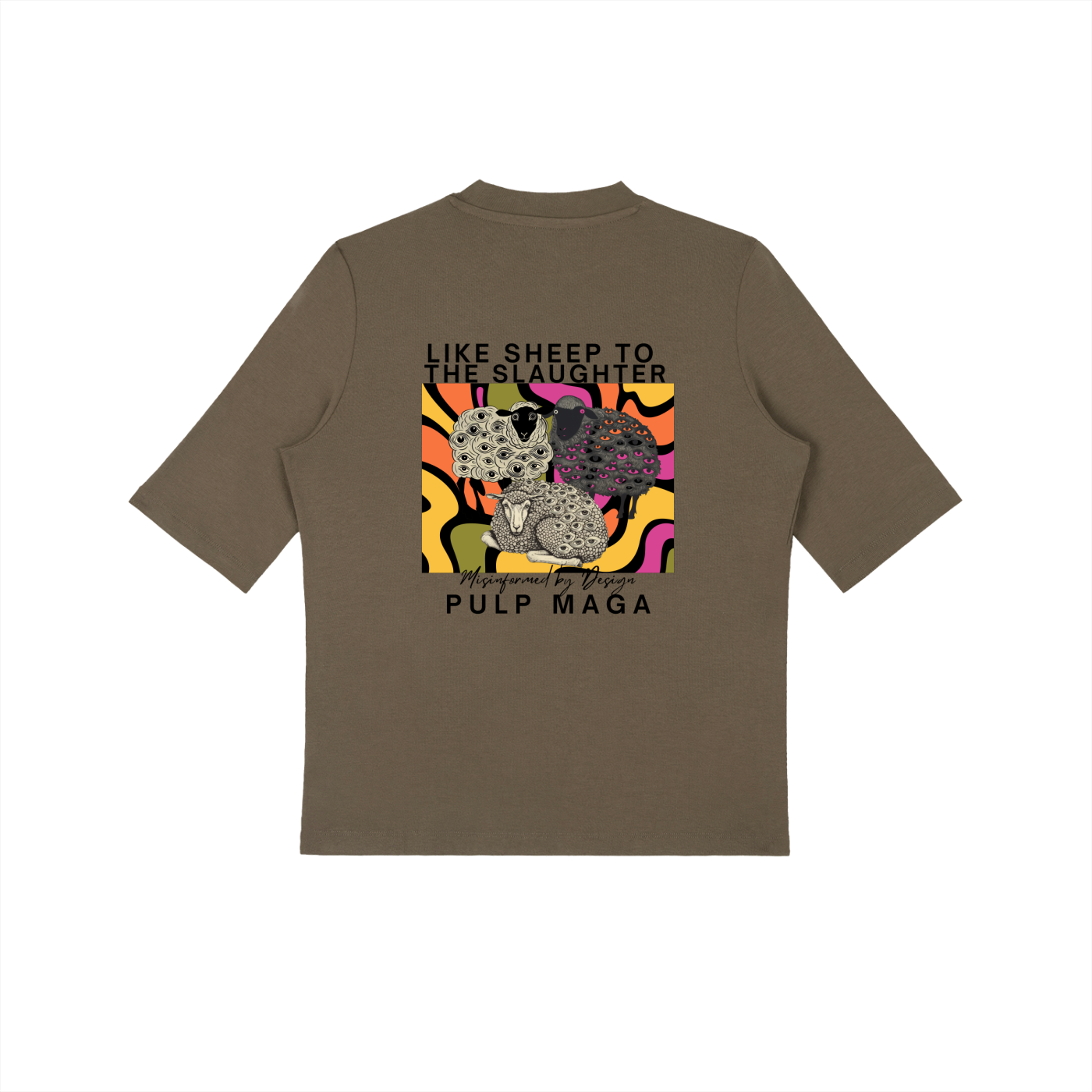 FOLLOWERS' PSYCHE - Essential Mock Neck Tee