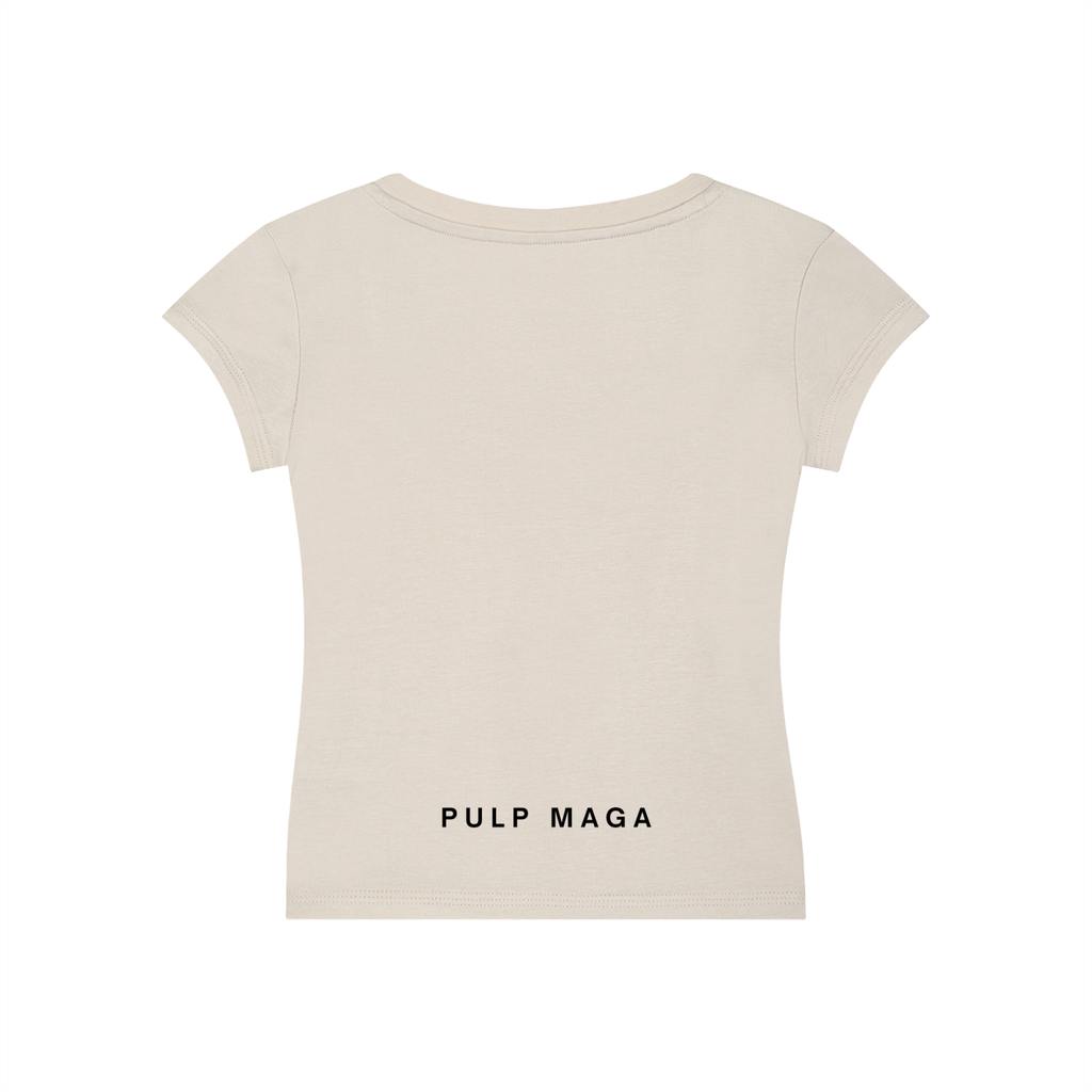THE PLACEBO EFFECT - V-Neck Bodycon Baby Tee