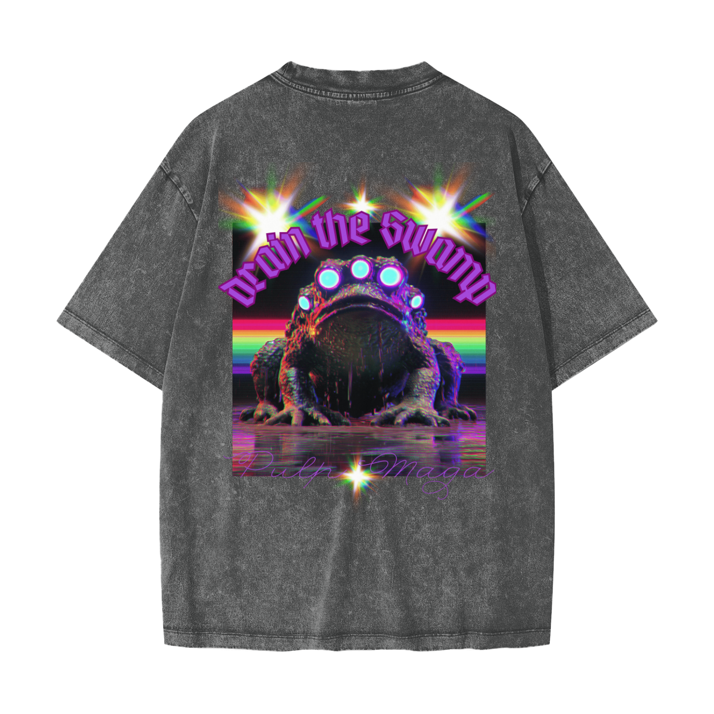DRAIN THE SWAMP | LIMITED EDITION - Heavyweight Snow Washed T-Shirt