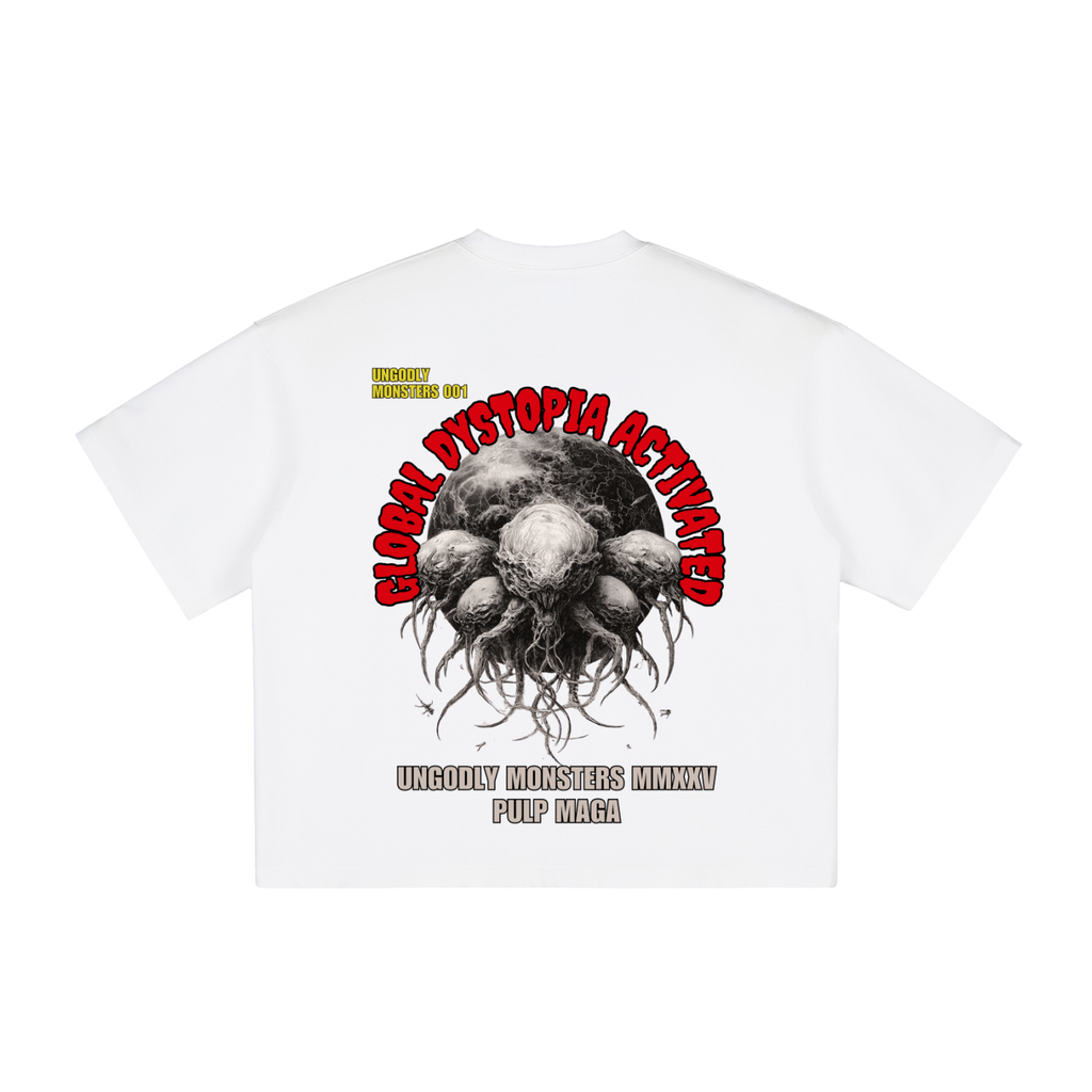GLOBAL DYSTOPIA - Vintage Washed Boxy T-Shirt