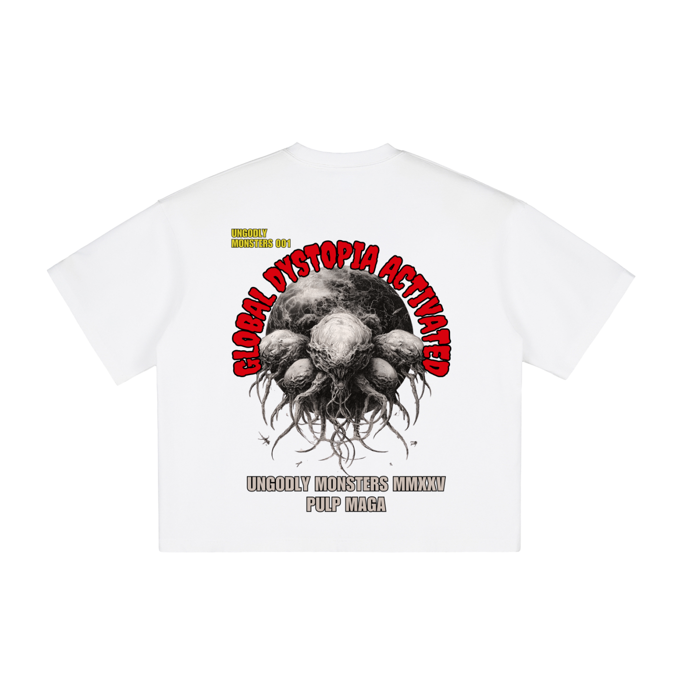 GLOBAL DYSTOPIA - Vintage Washed Boxy T-Shirt
