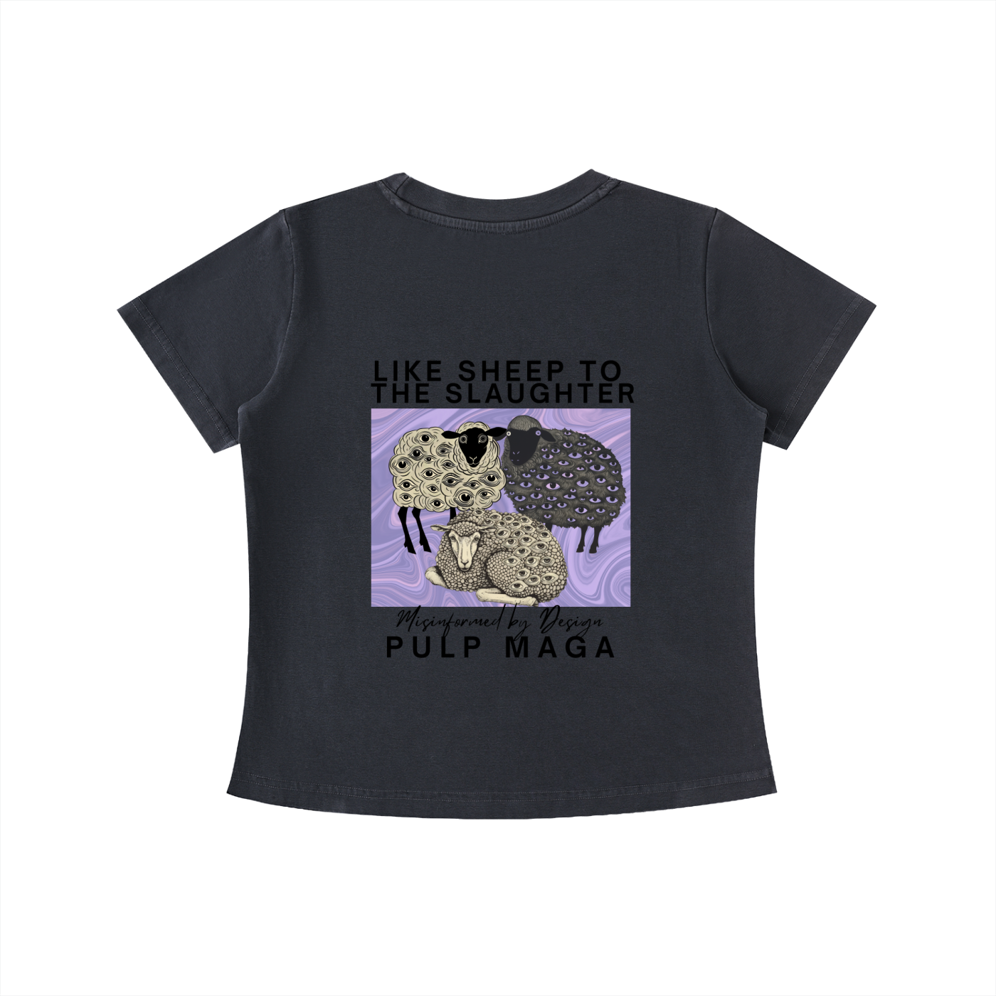 COLLECTIVE VISION - Vintage Wash Slim Baby Tee