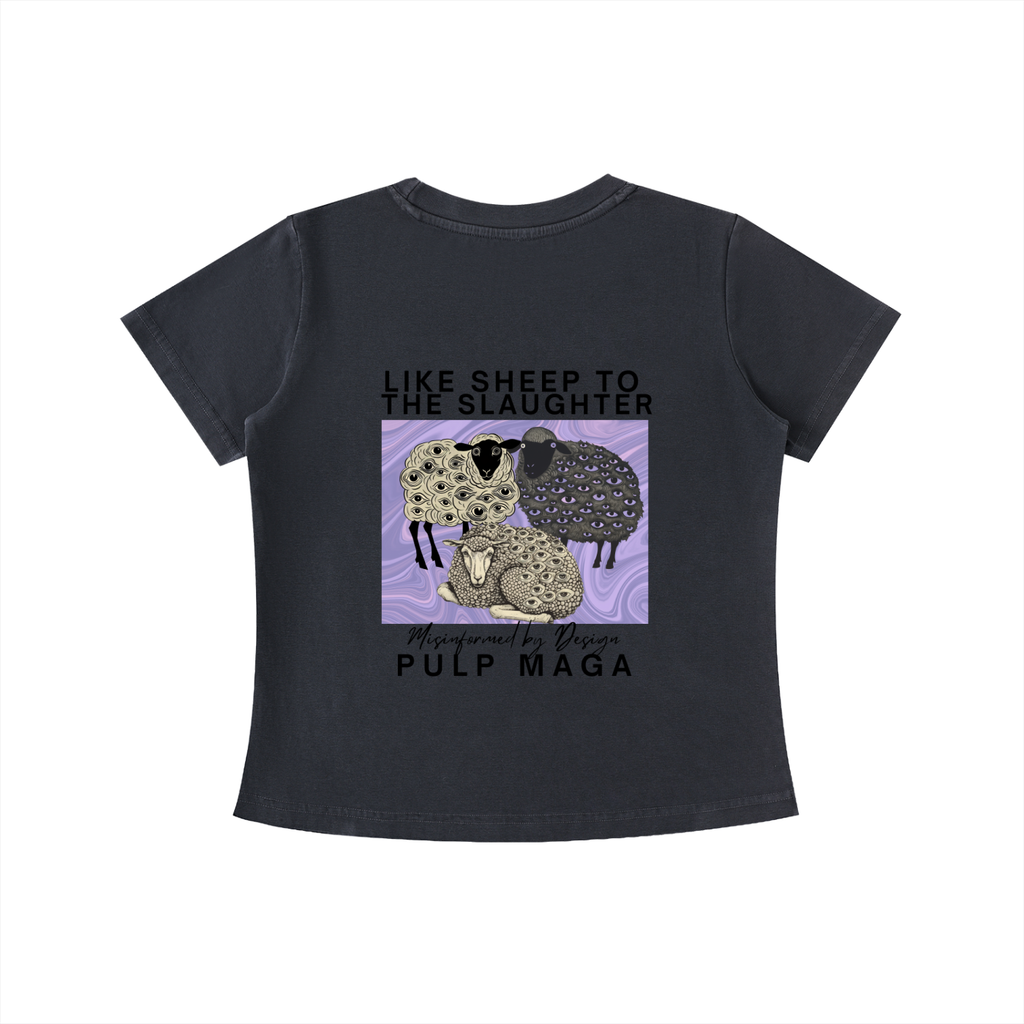 COLLECTIVE VISION - Vintage Wash Slim Baby Tee