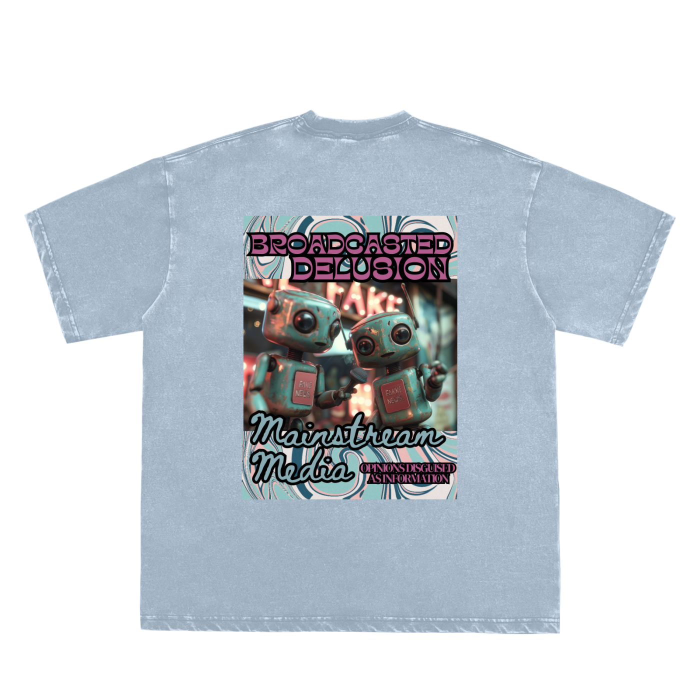 MAINSTREAM MEDIA - Snow Washed T-Shirt