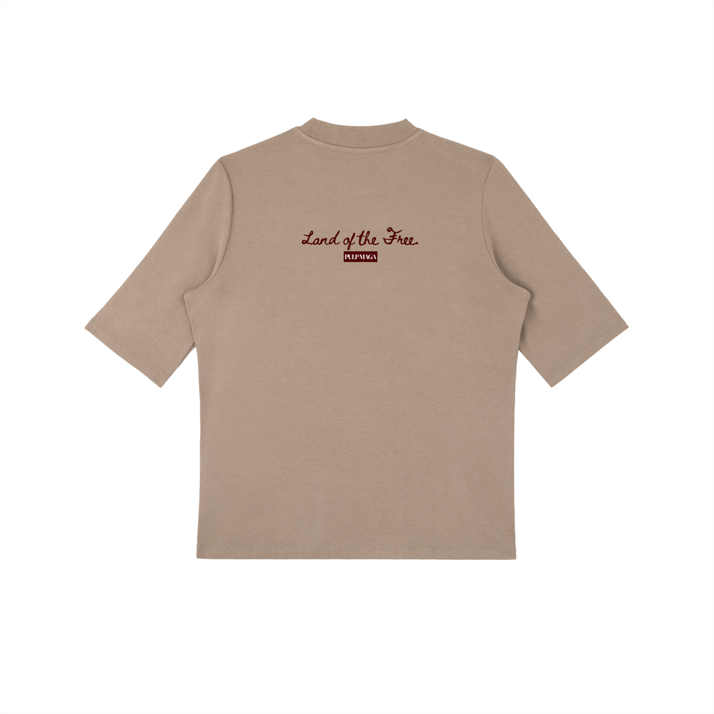 GOD BLESS AMERICA - Essential Mock Neck Tee