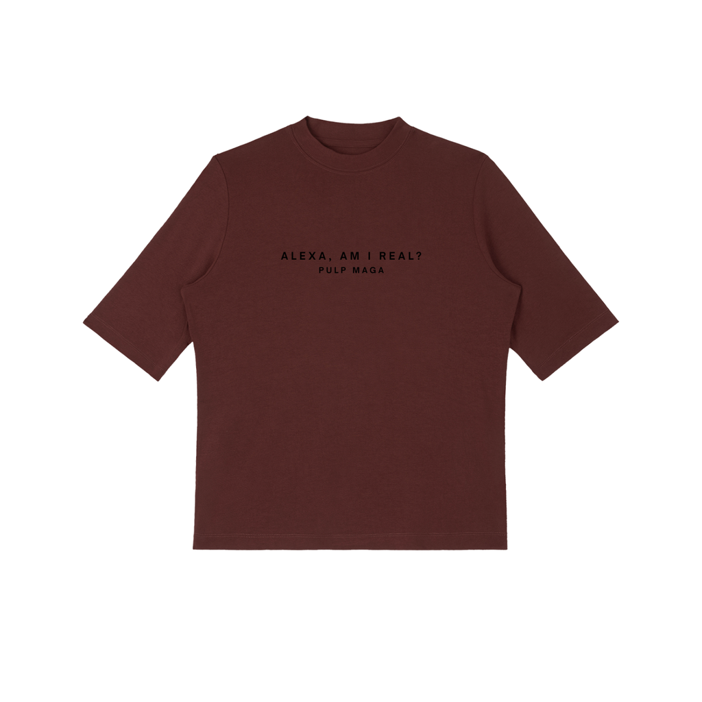 CURATED REALITY - Essential Mock Neck Tee