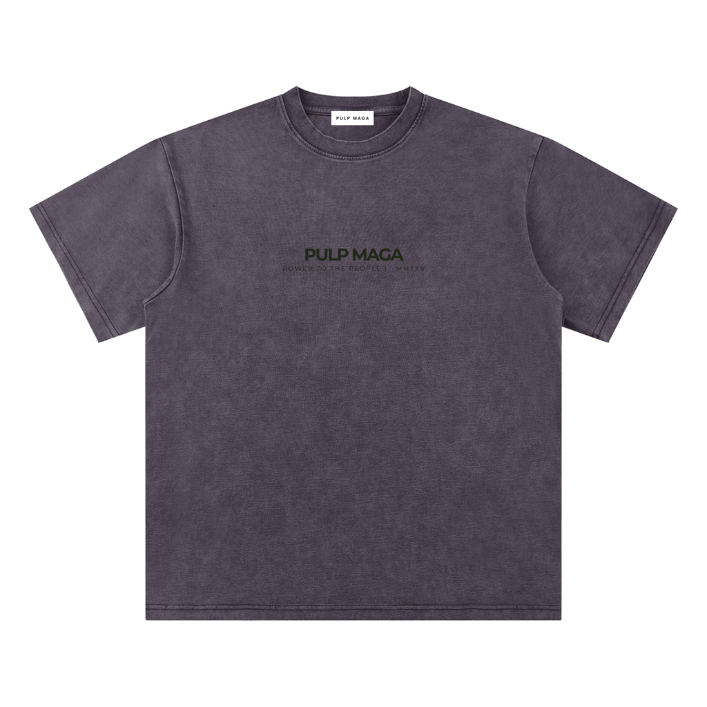 RED PILL MINERAL INK - Bamboo Snow Washed T-Shirt