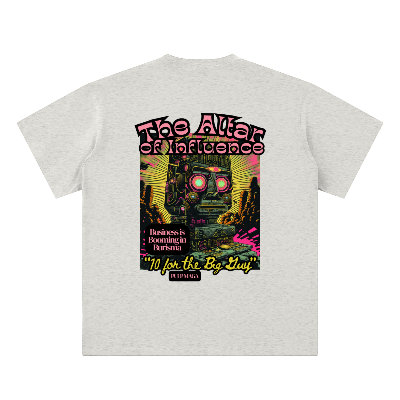 POLITICAL CORRUPTION SHIRT OAT GRAY BACK